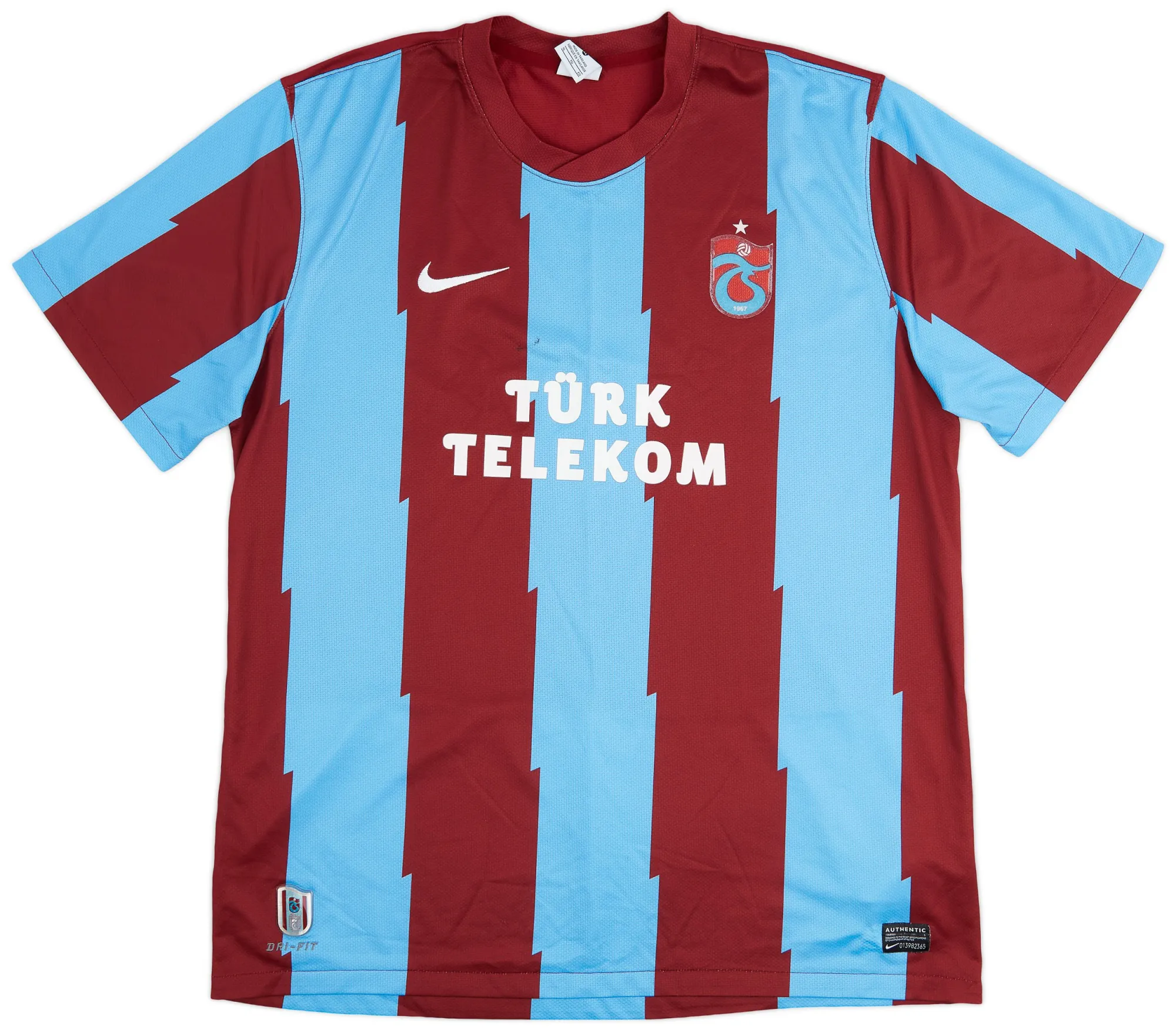 Nike Trabzonspor Mens SS Home Shirt 2011/12