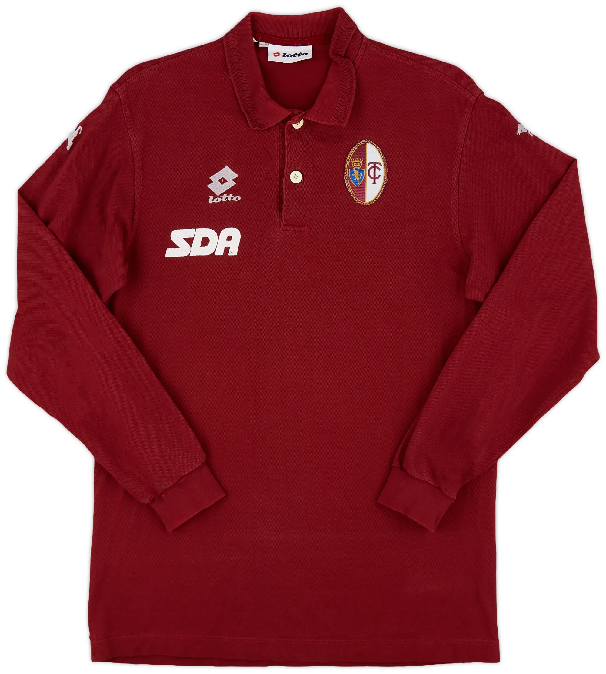 1995-96 Torino Lotto Polo L/S Shirt - 6/10 - (M)
