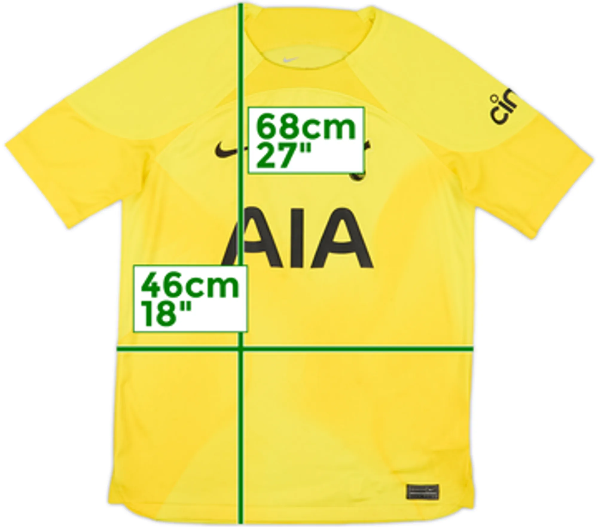 Nike Tottenham Hotspur Boys LS Goalkeeper Home Shirt 2022/23