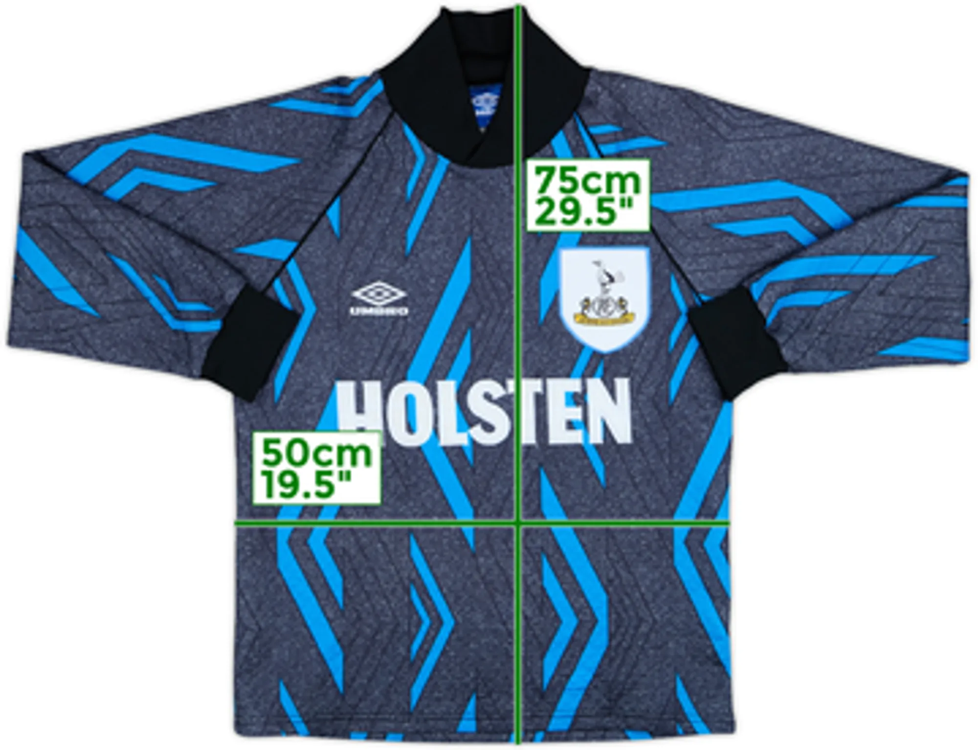 Umbro Tottenham Hotspur Boys LS Goalkeeper Shirt 1993/95