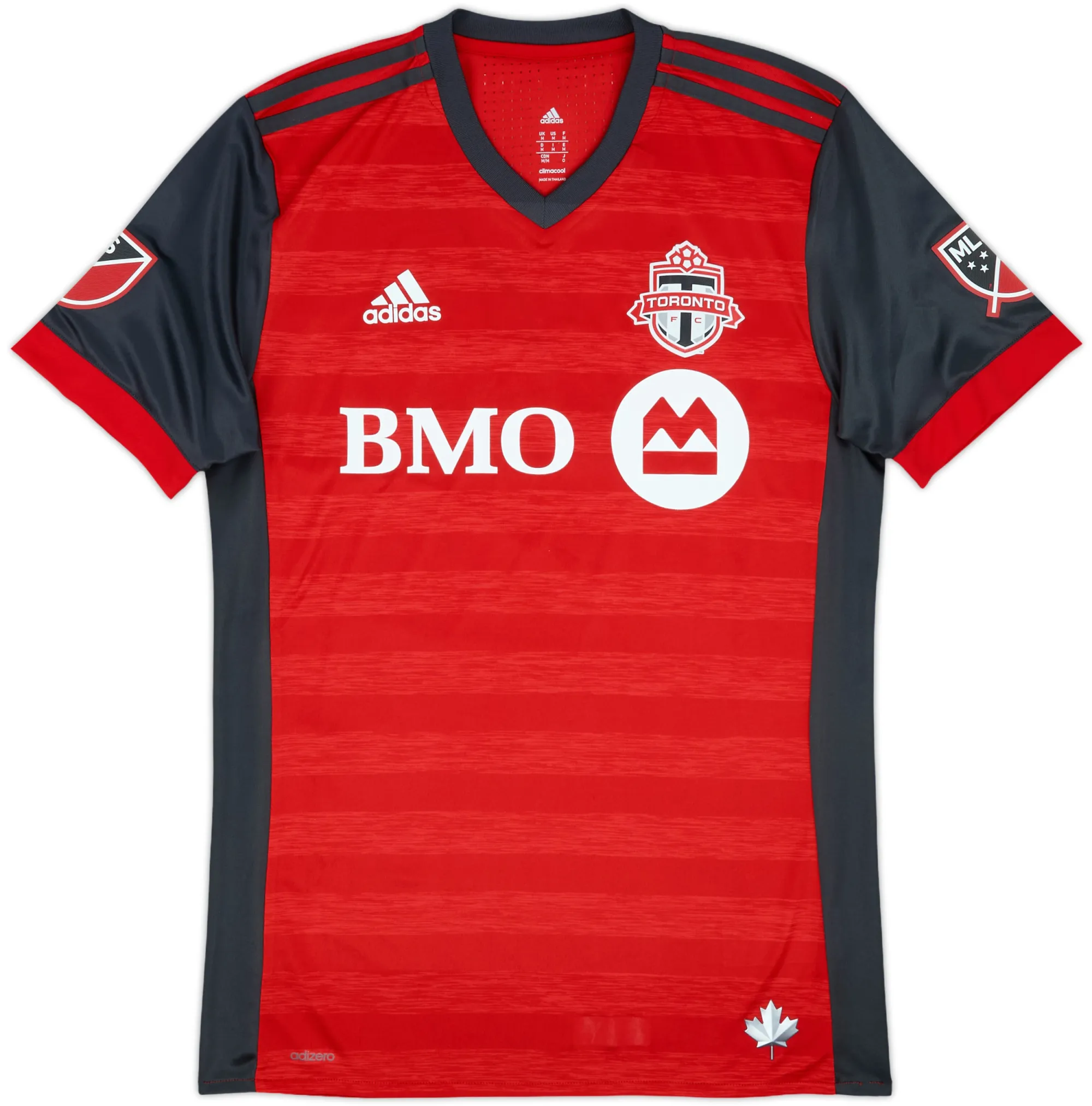 adidas Toronto FC Mens SS Player Issue Home Shirt 2015