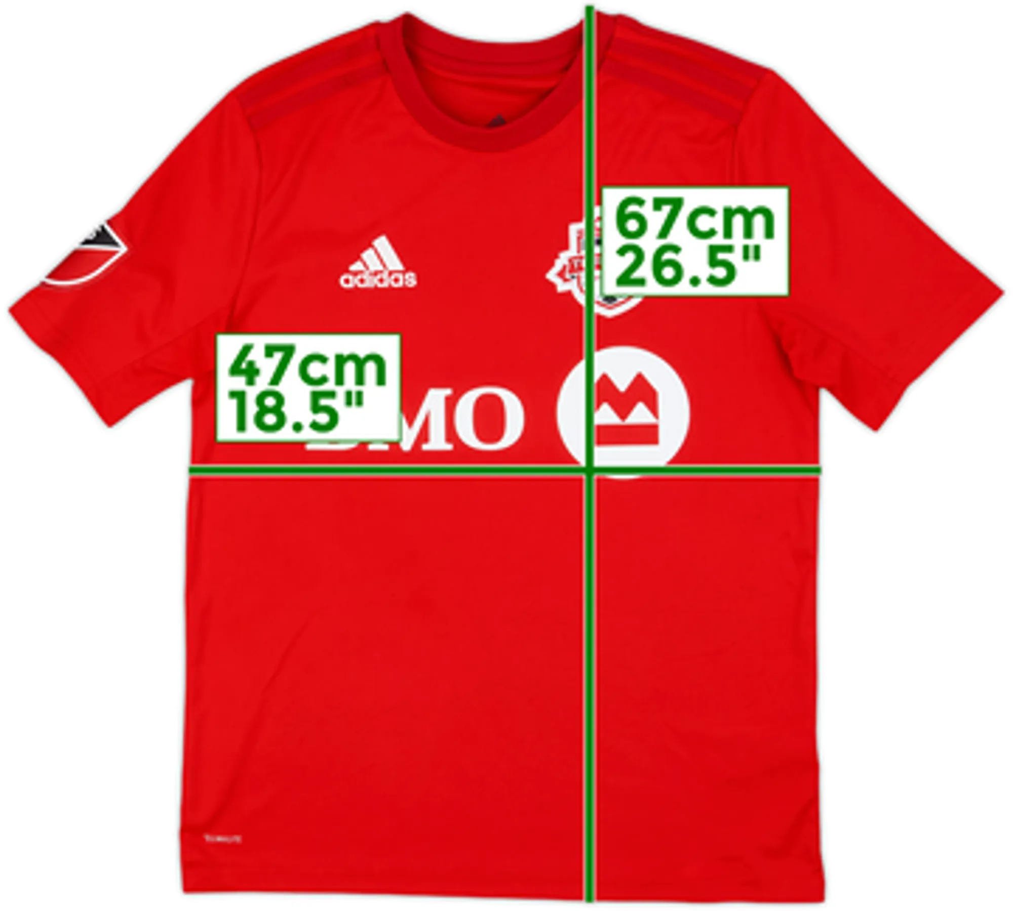 adidas Toronto FC Mens SS Home Shirt 2019