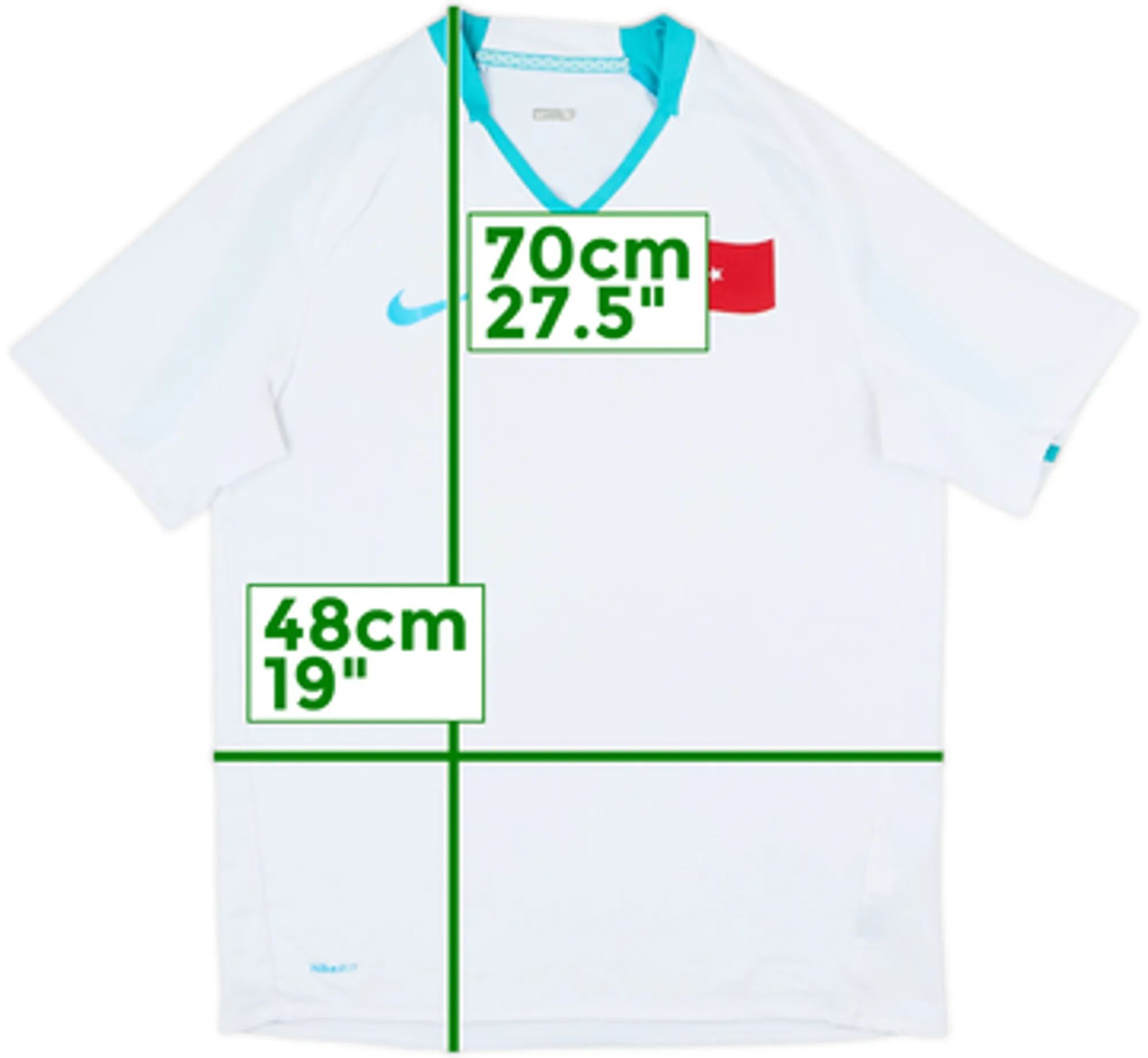 Nike Turkey Mens SS Away Shirt 2008