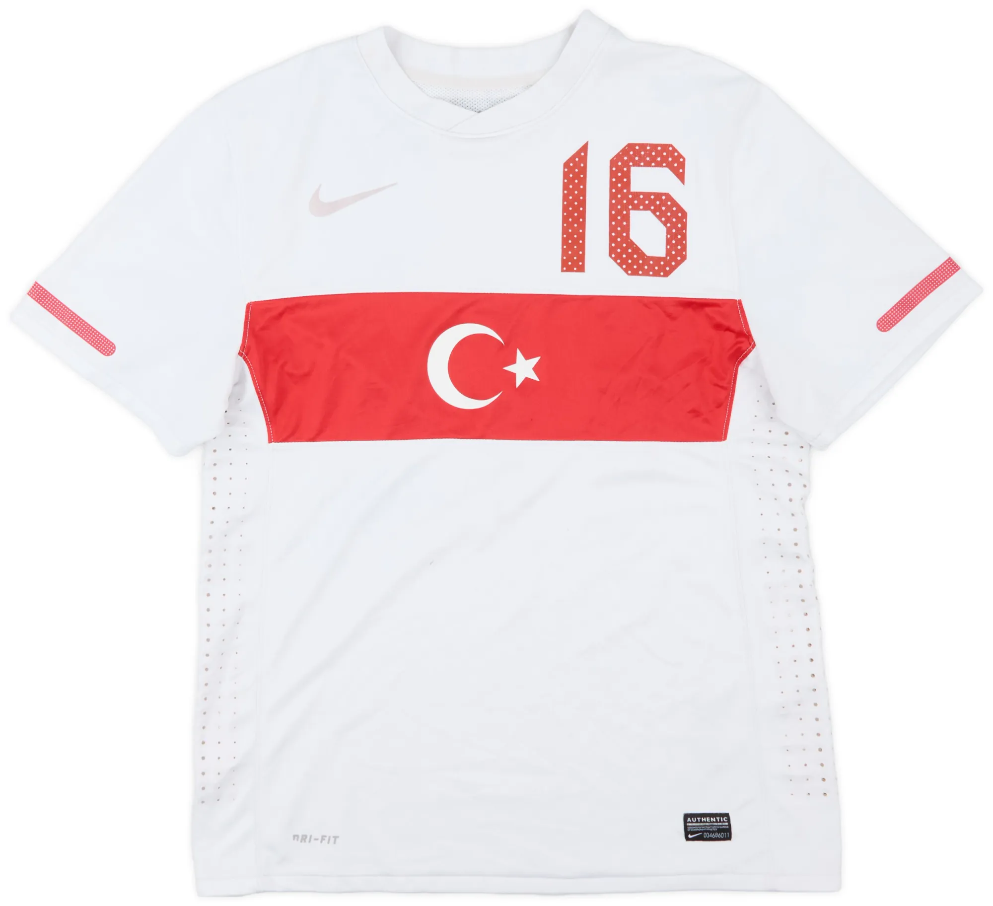 Nike Turkey Mens SS Away Shirt 2010