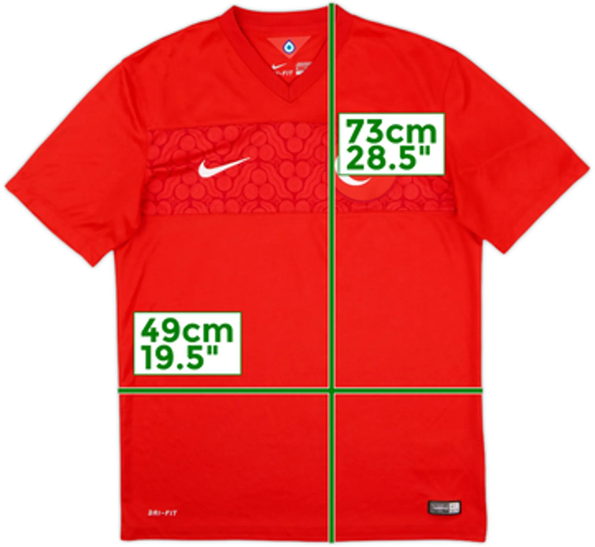 Nike Turkey Mens SS Home Shirt 2014