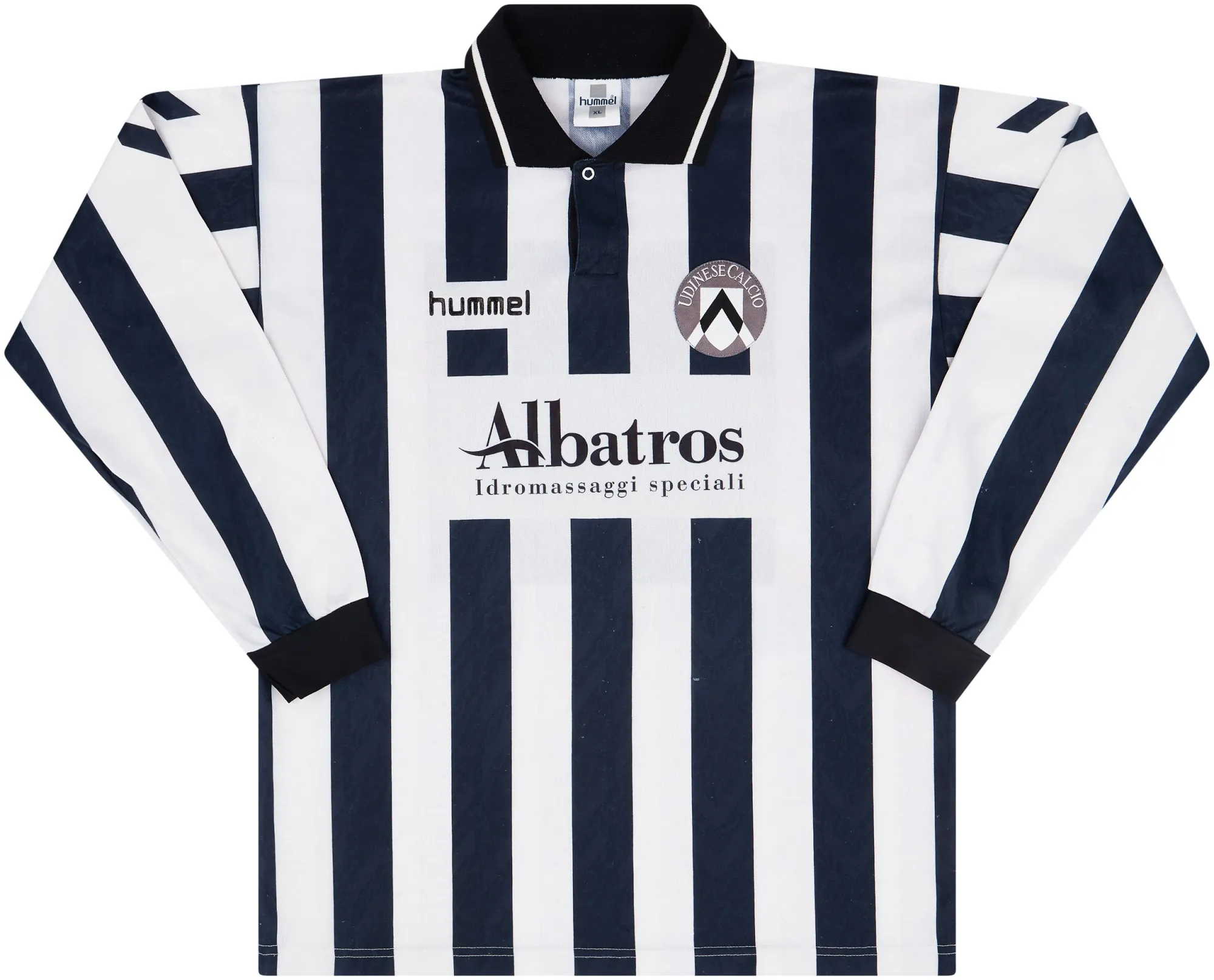 Hummel Udinese Mens LS Home Shirt 1994/95
