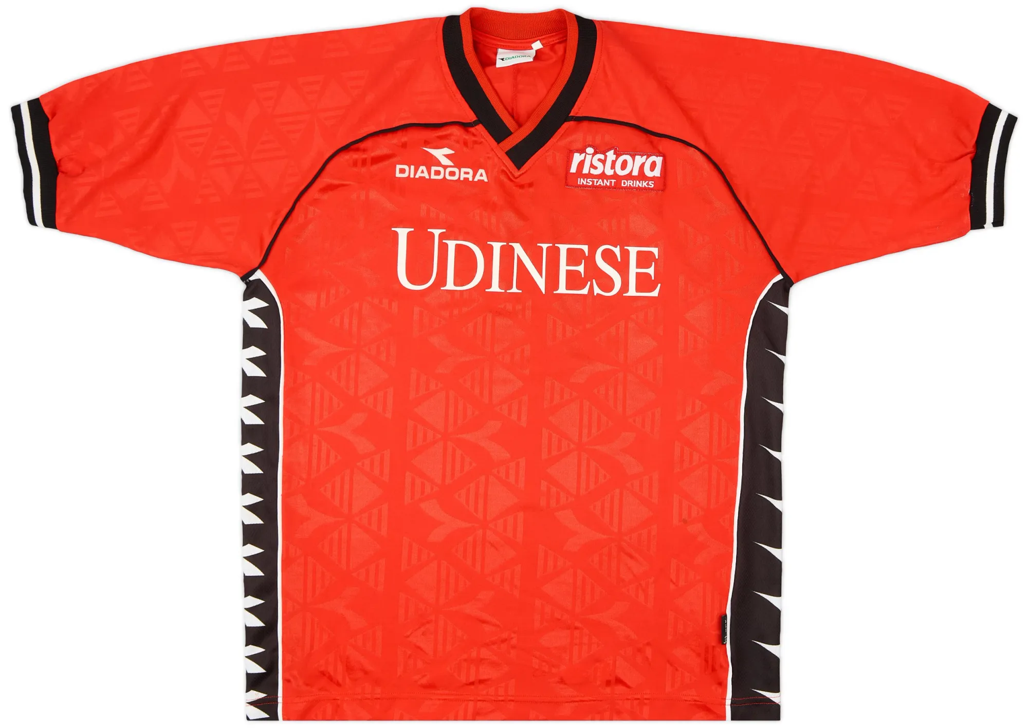 Diadora Udinese Mens SS Home Shirt 2001/02