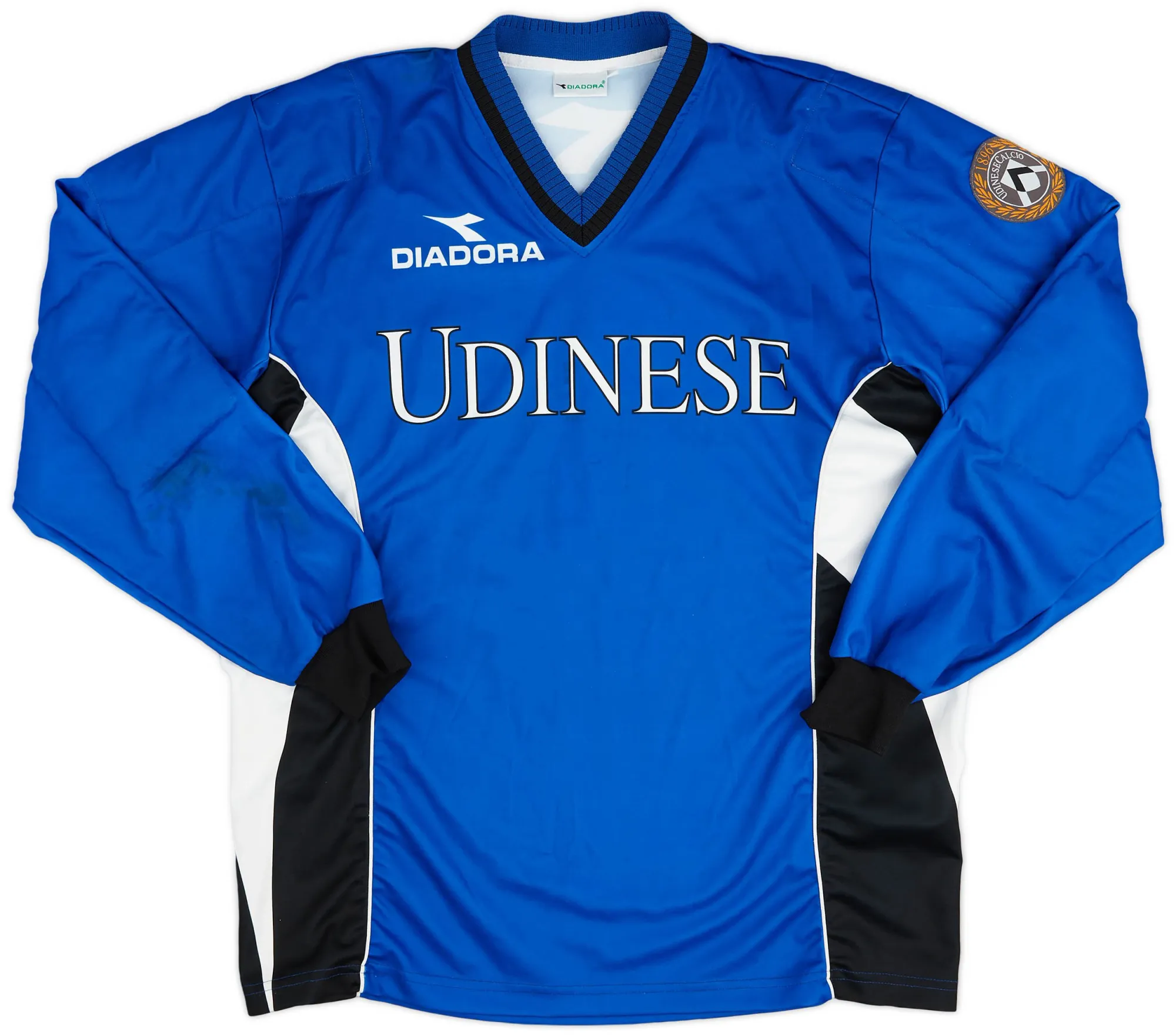 Diadora Udinese Mens LS Goalkeeper Home Shirt 1999/00