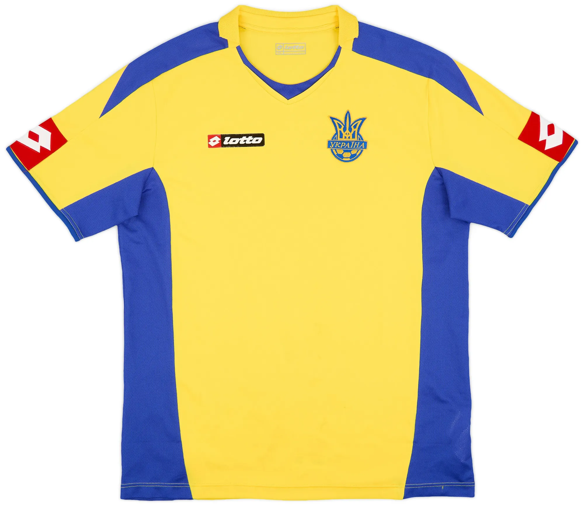 Lotto Ukraine Mens SS Home Shirt 2008