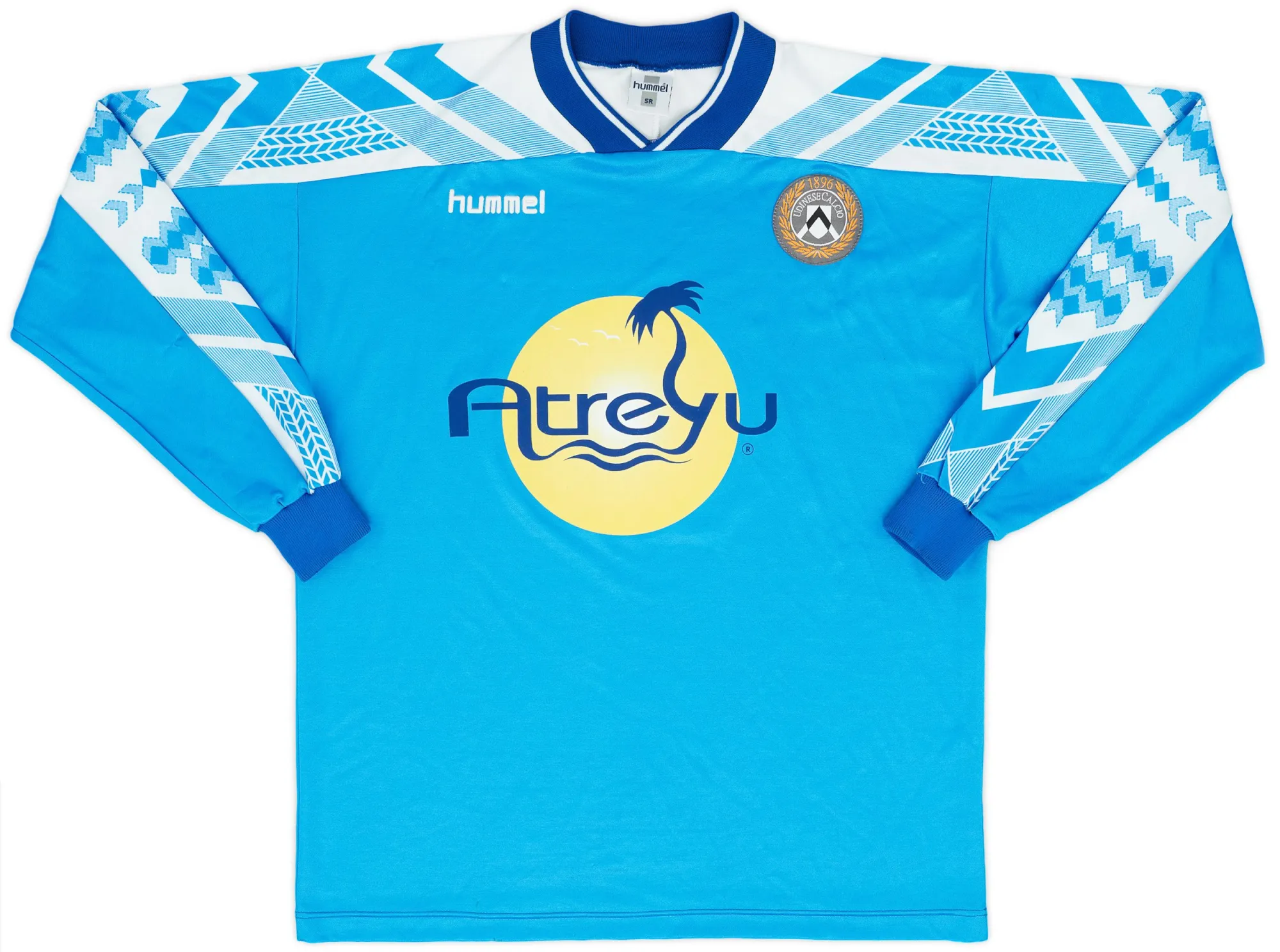 Hummel Udinese Mens LS Home Shirt 1997/98