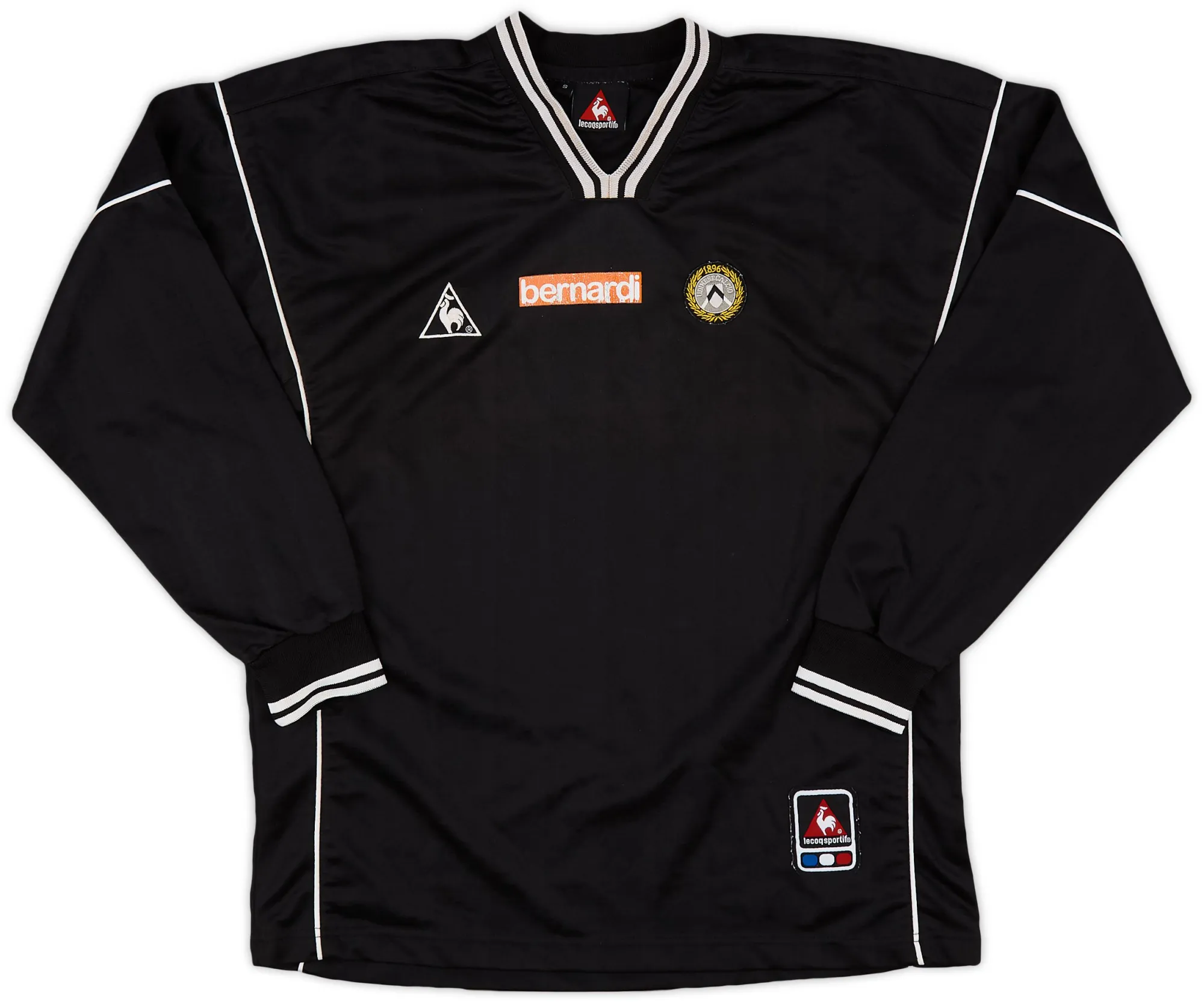 Le Coq Sportif Udinese Mens LS Home Shirt 2002/03