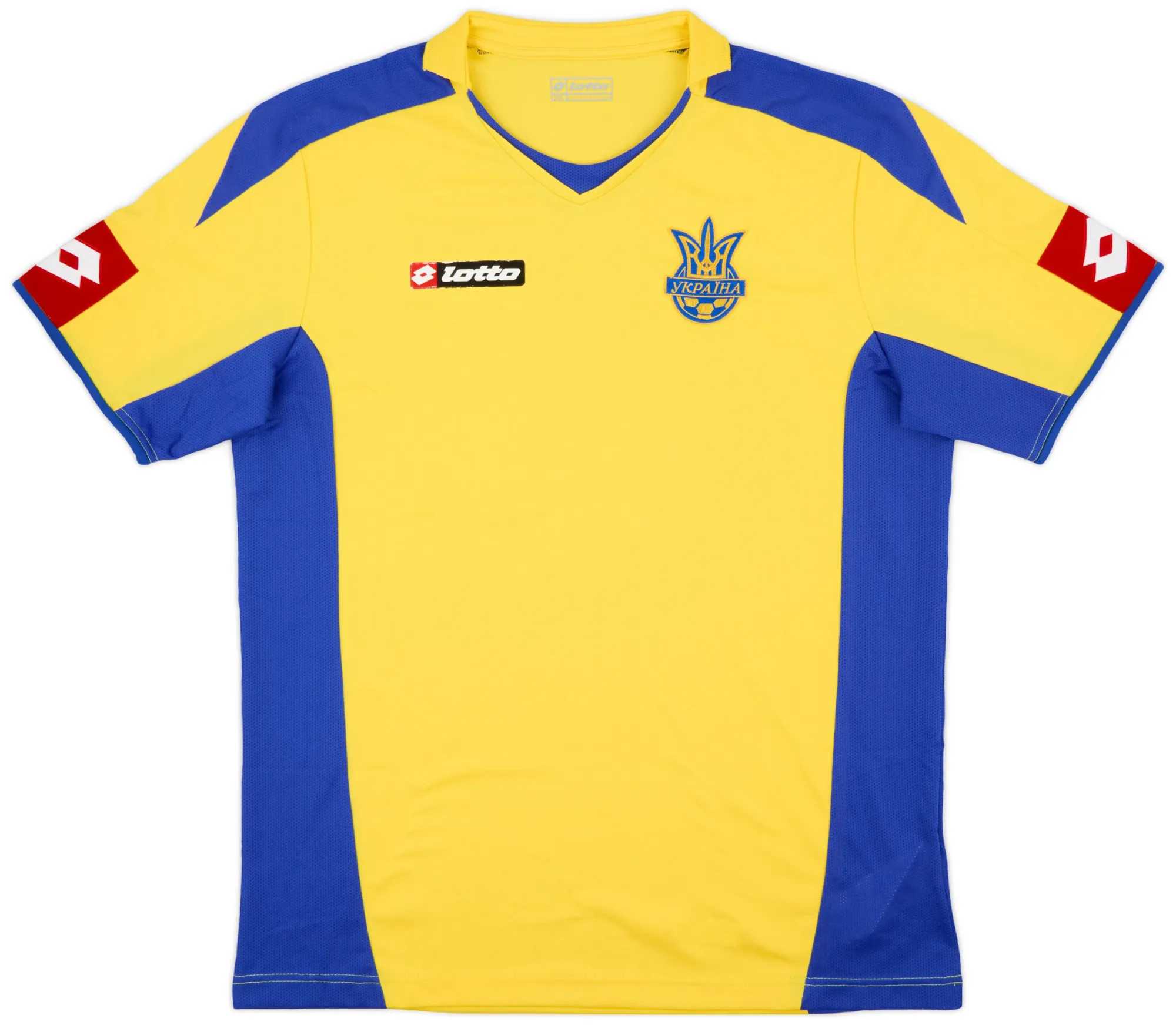 Lotto Ukraine Mens SS Home Shirt 2008