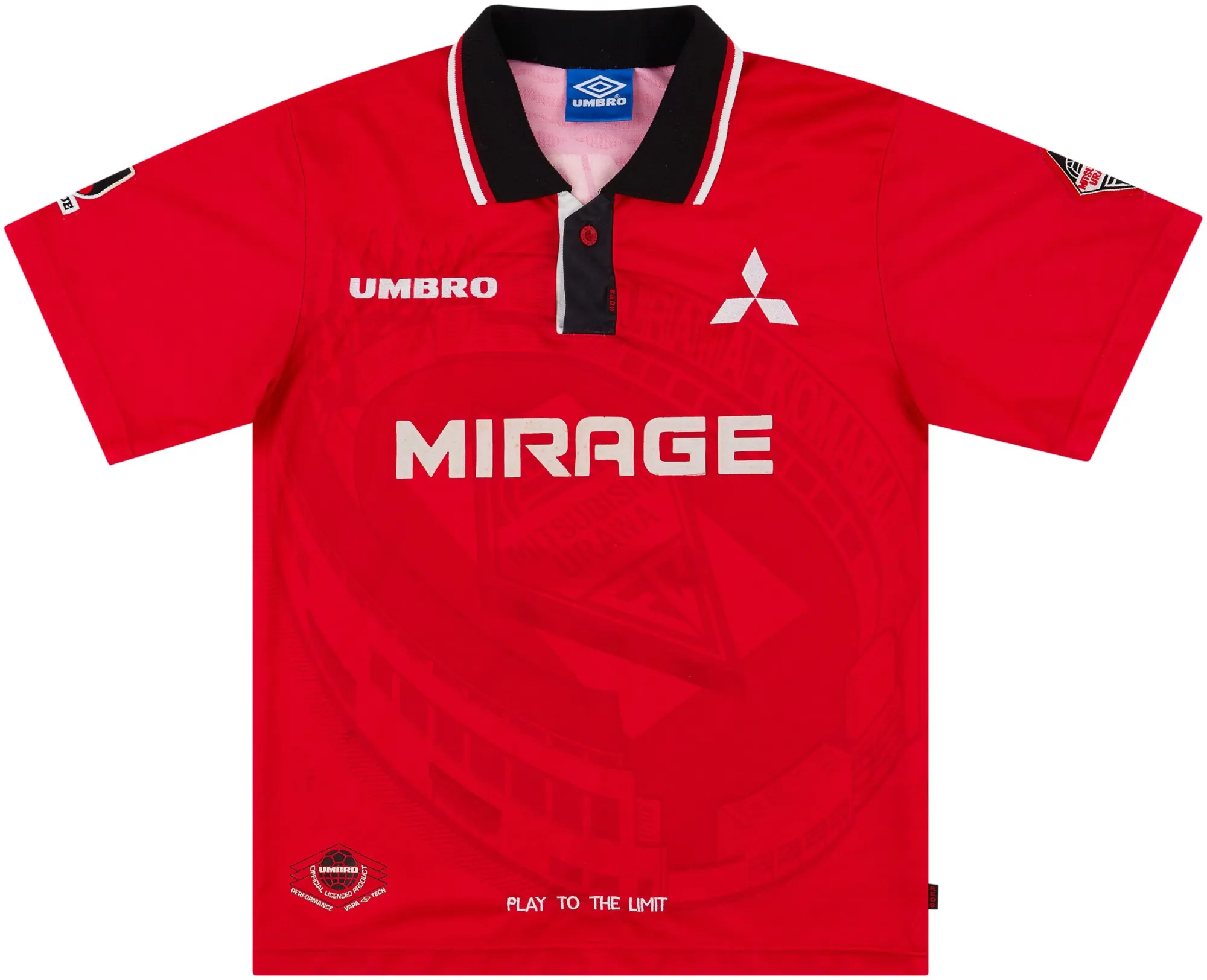 Umbro Urawa Red Diamonds Mens SS Home Shirt 1996/97