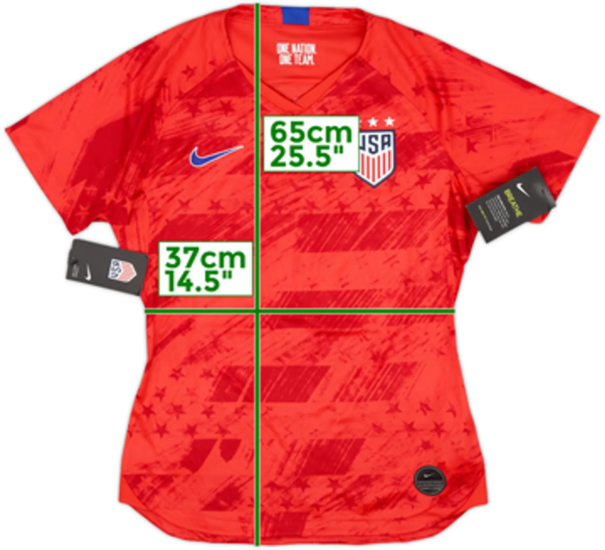 Nike USA Adults SS Away Shirt 2019