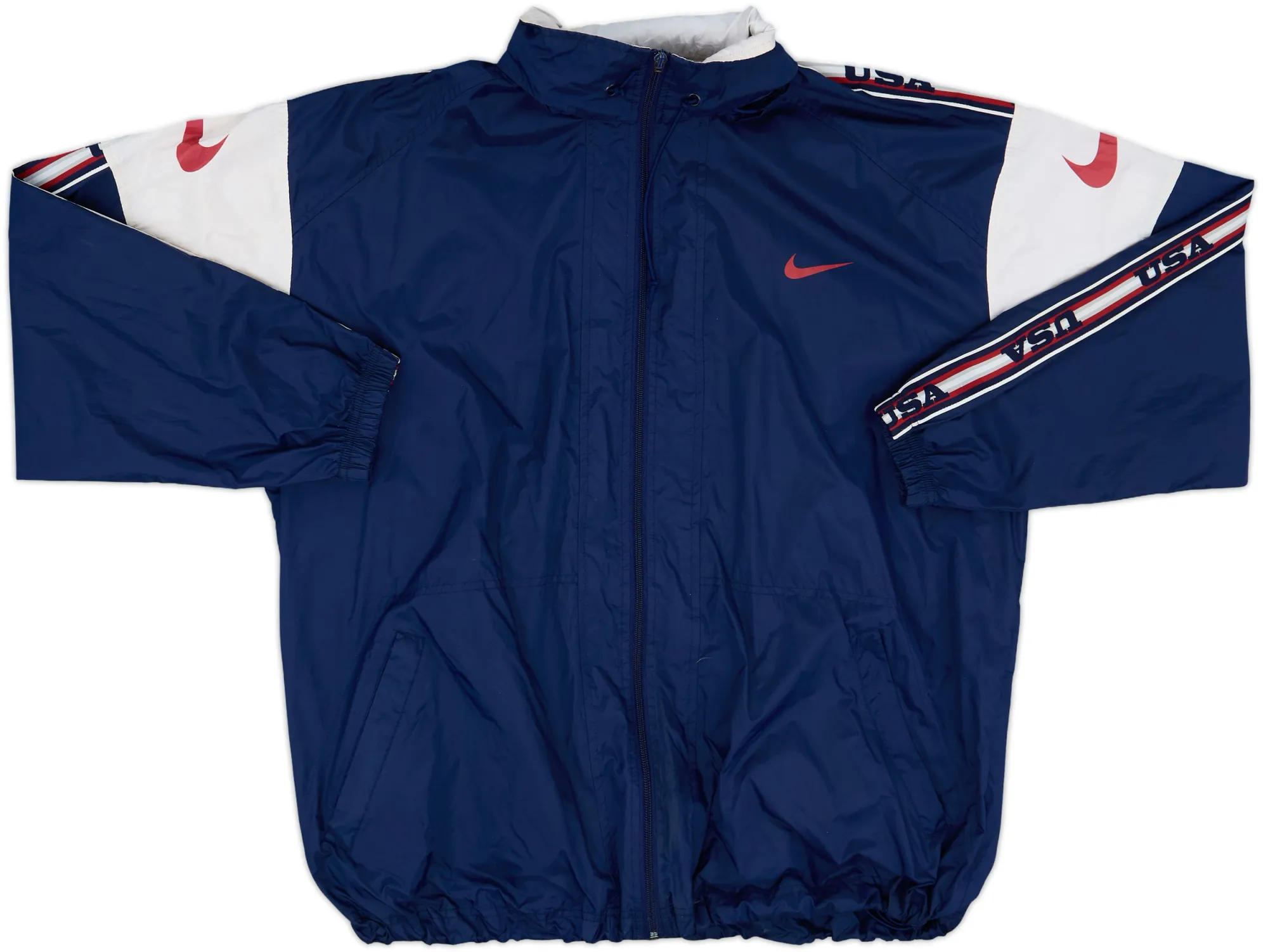 1996-98 USA Nike Hooded Rain Jacket - 6/10 - (XL)