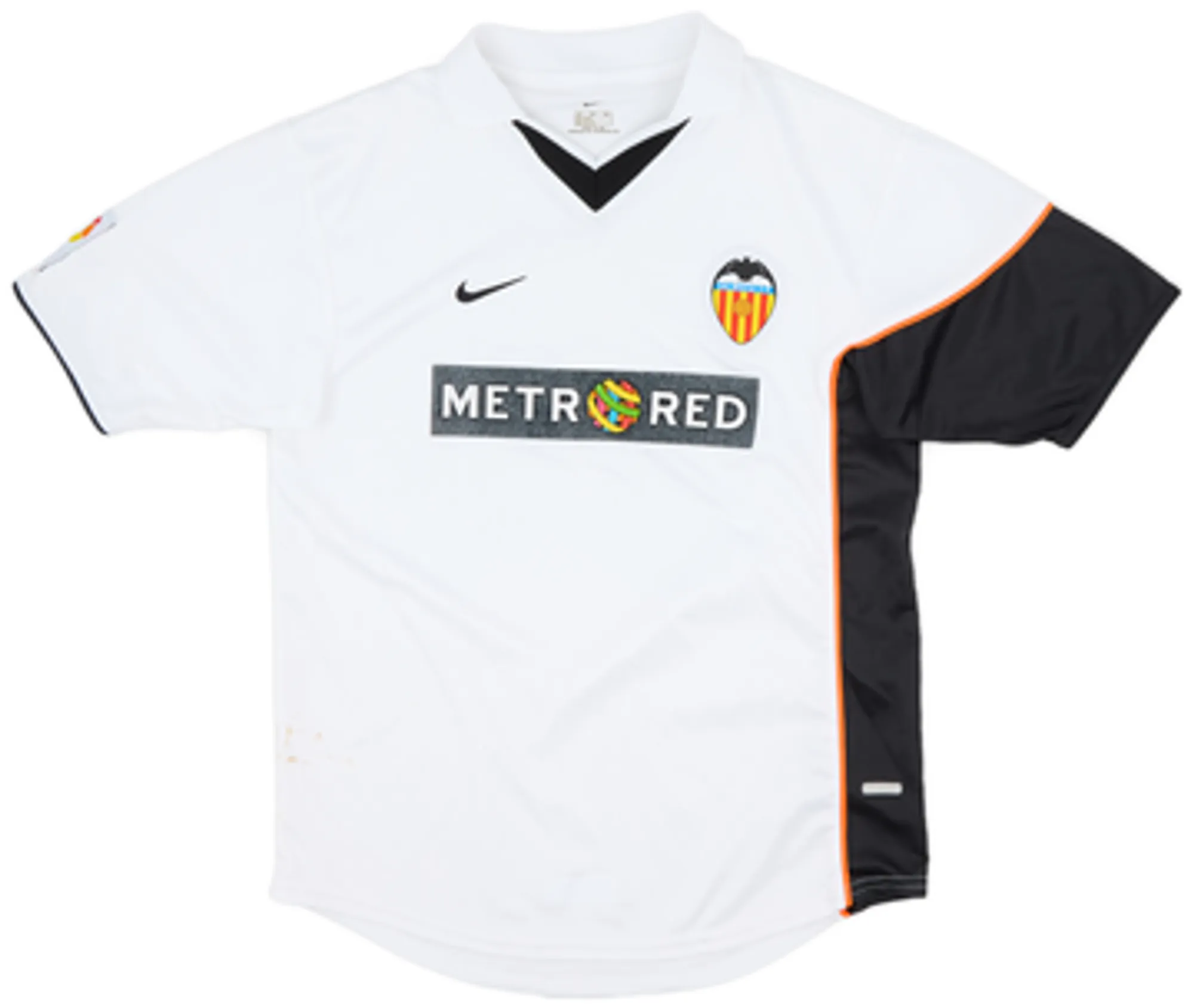 Nike Valencia Boys SS Home Shirt 2001/02