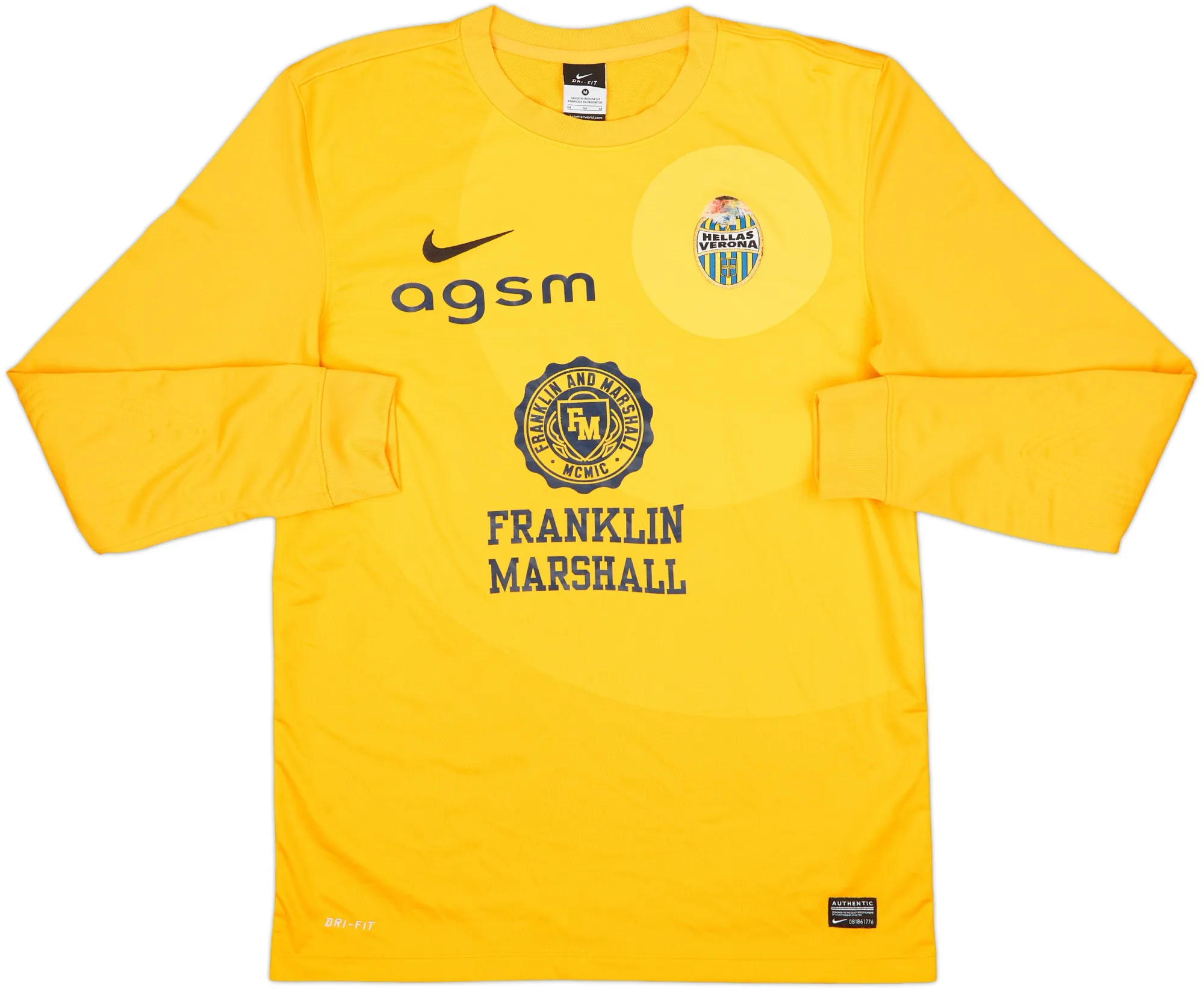 Nike Verona Mens LS Goalkeeper Home Shirt 2013/14