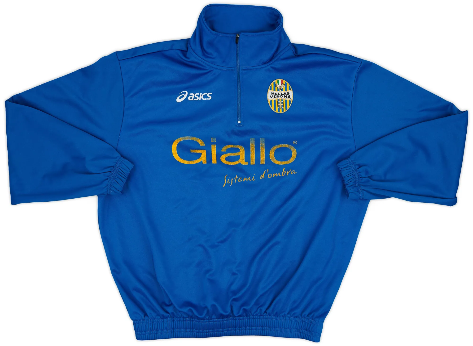 2009-10 Hellas Verona Asics 1/4 Zip Training Top - 6/10 - (M)