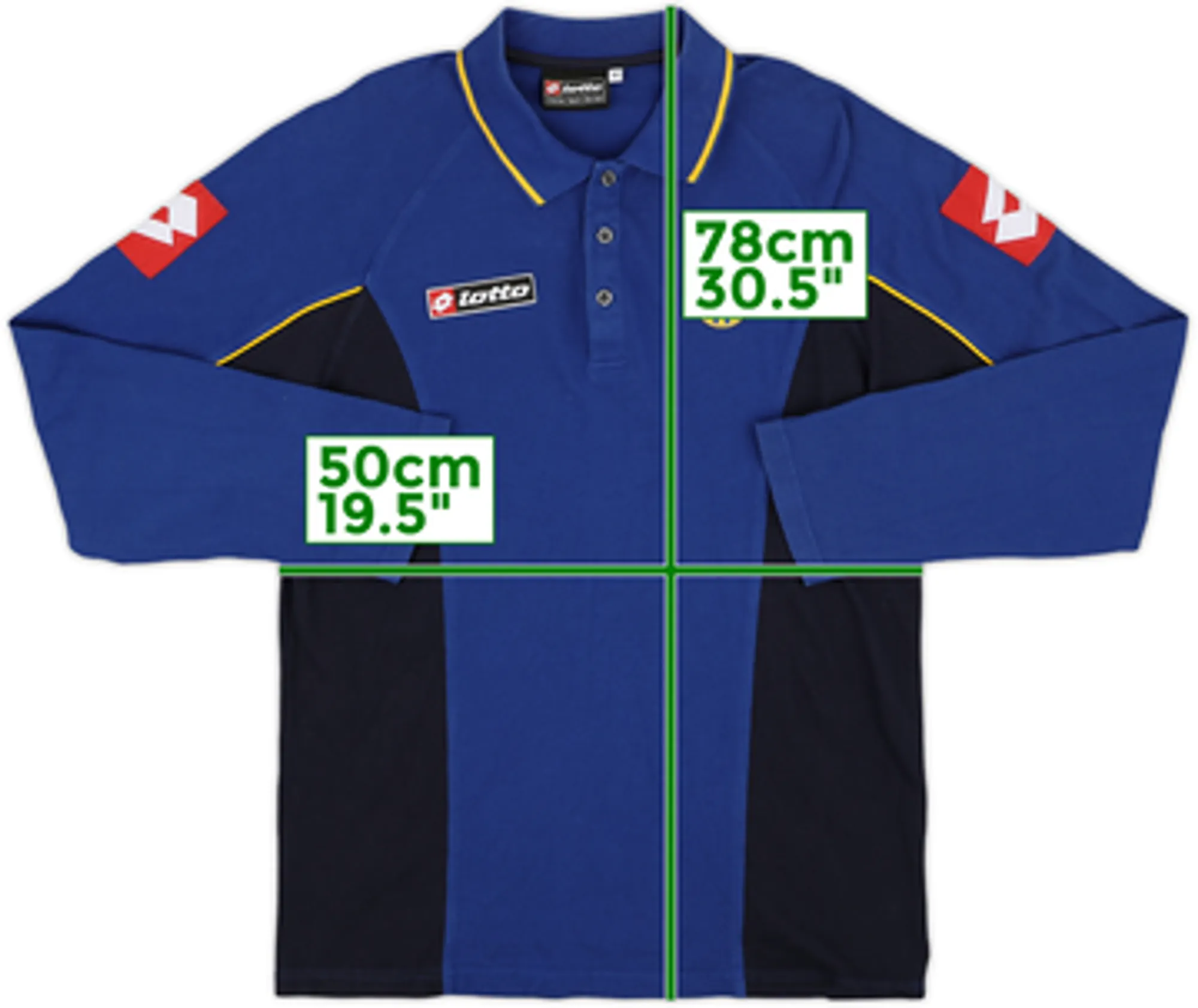 Lotto Verona Mens LS Home Shirt 2000/01