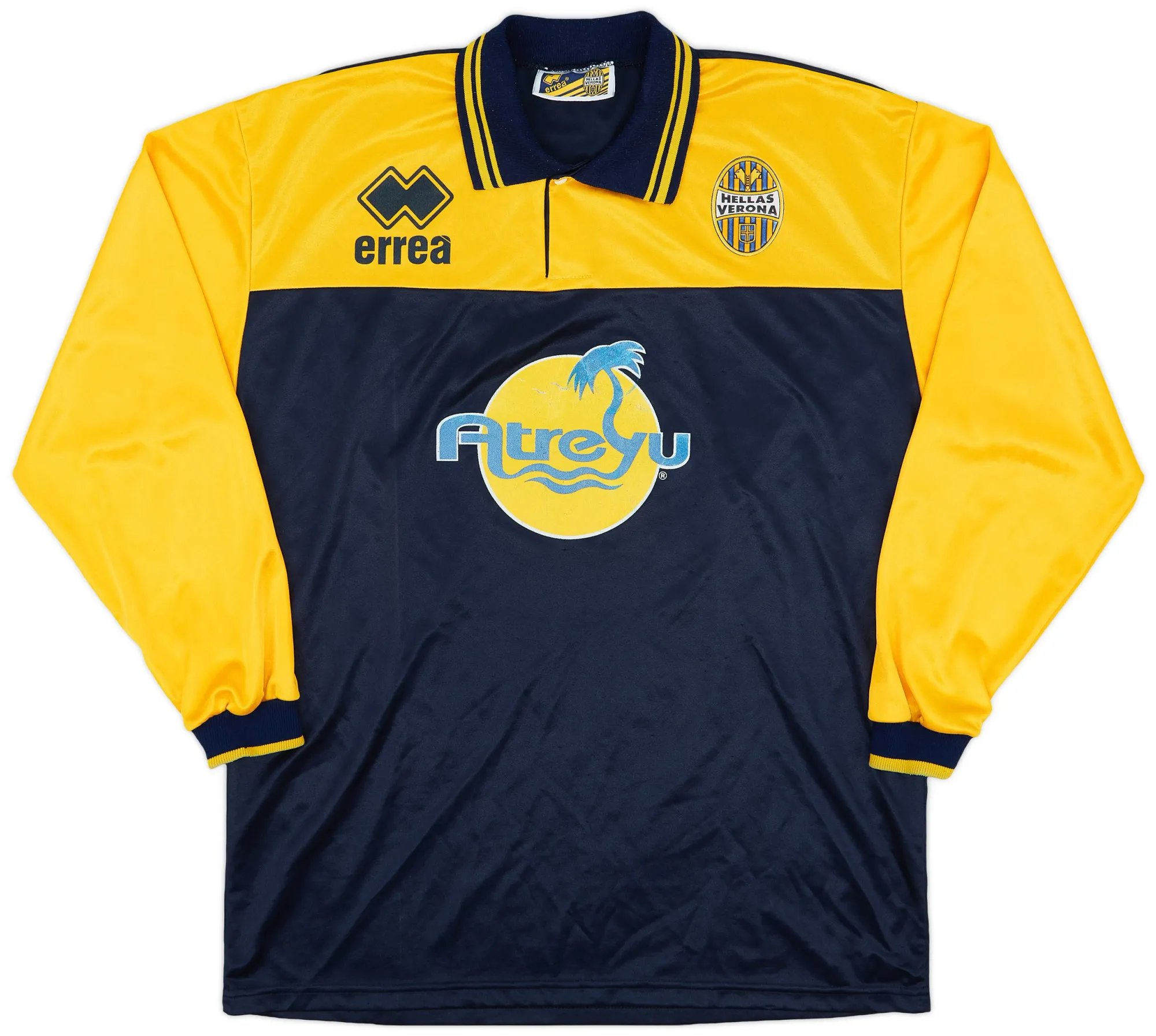 Errea Verona Mens LS Home Shirt 1998/99