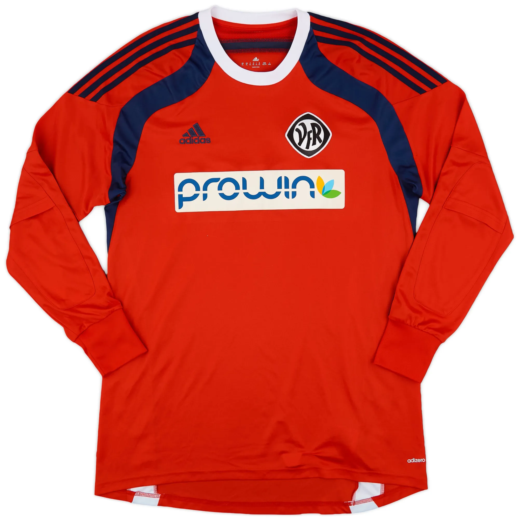 adidas VfR Aalen Mens LS Goalkeeper Home Shirt 2013/15