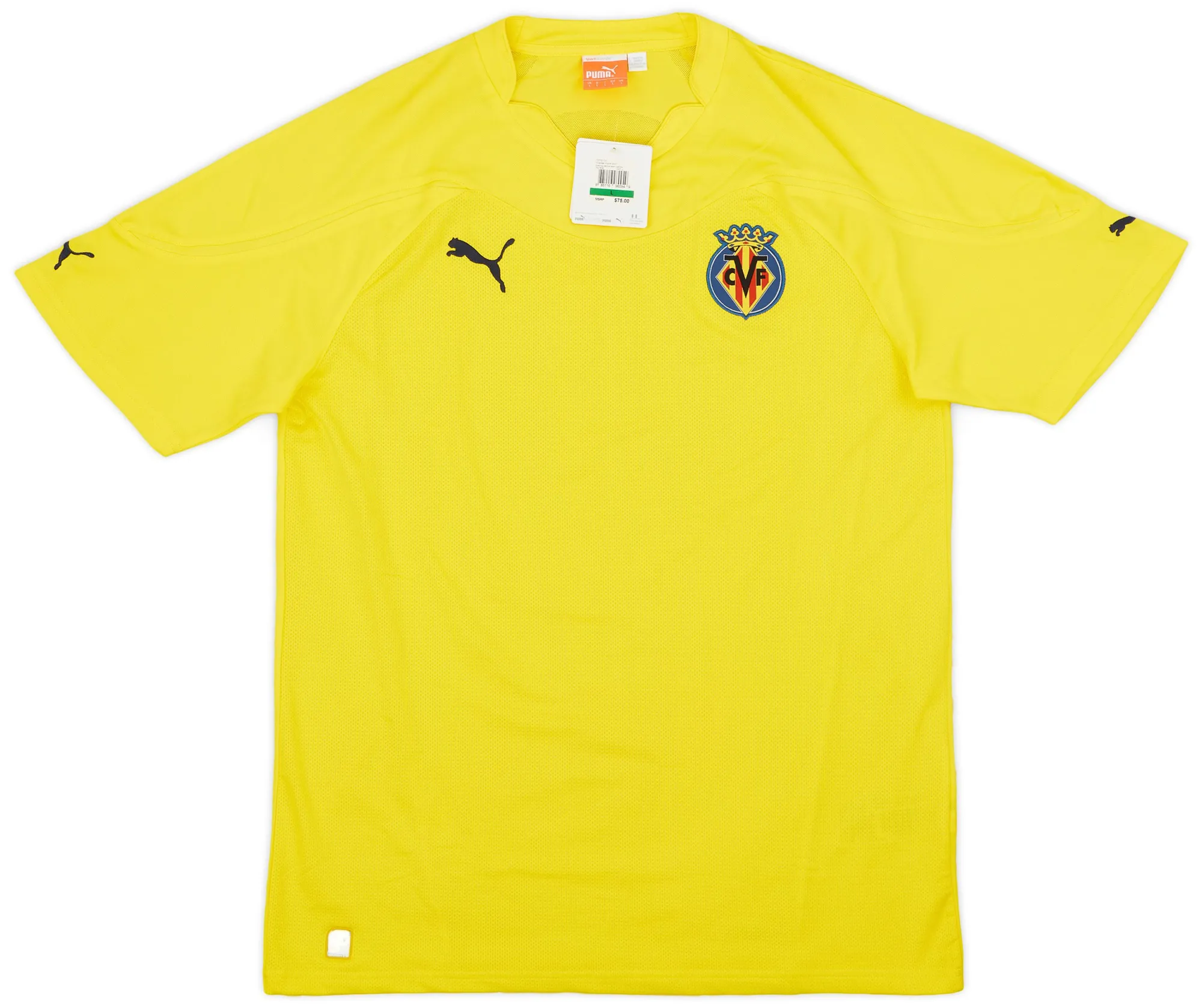 Puma Villarreal Mens SS Home Shirt 2010/11