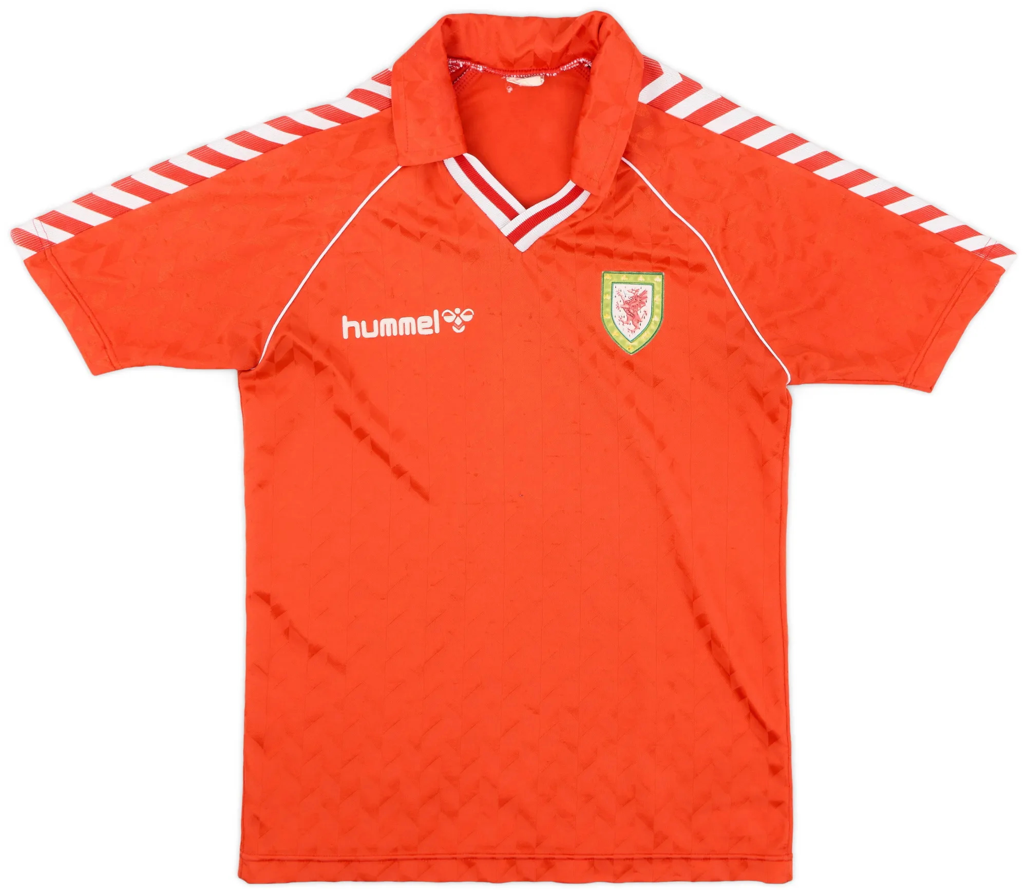 Hummel Wales Mens SS Home Shirt 1988