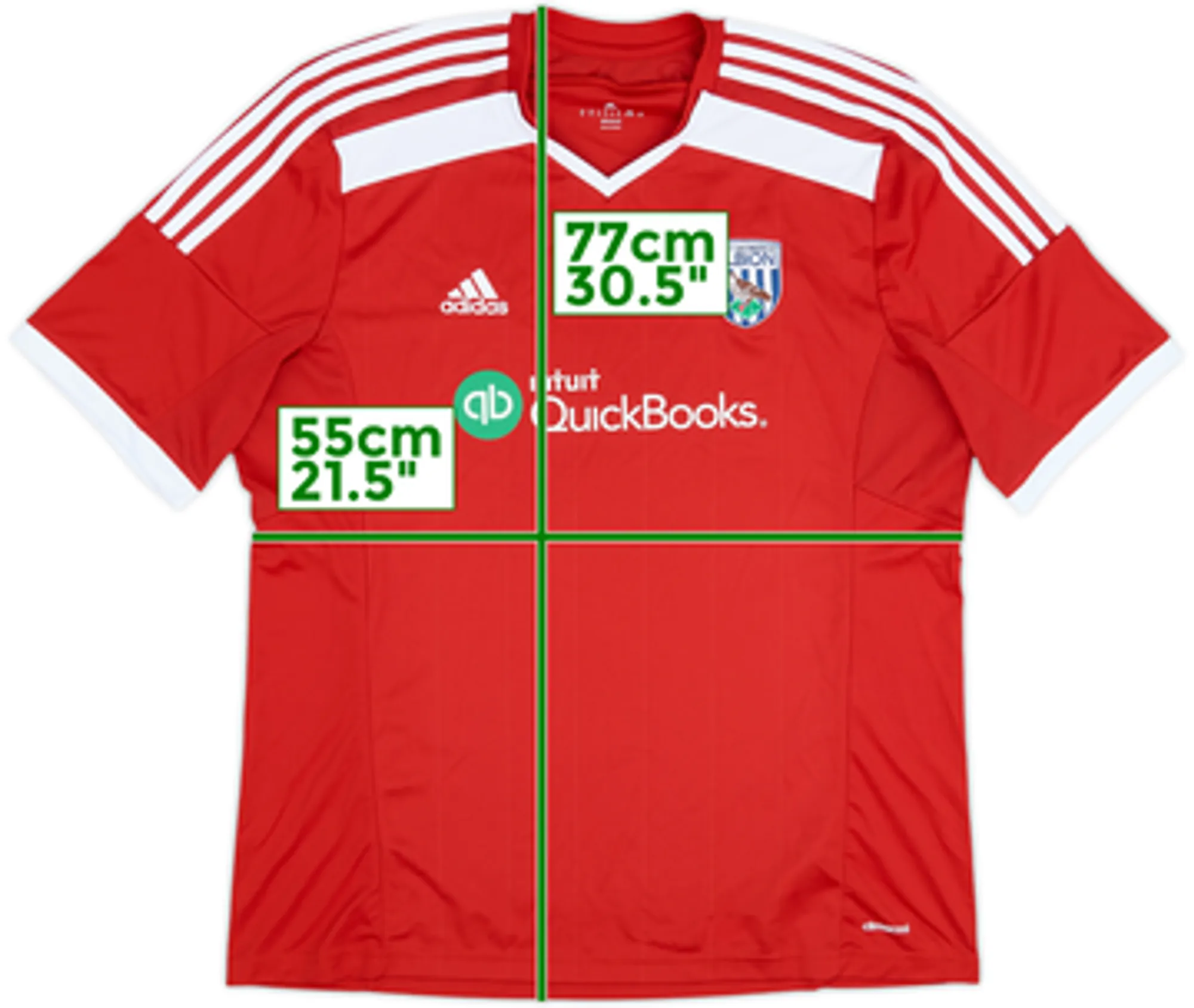 adidas West Bromwich Albion Mens SS Away Shirt 2014/15