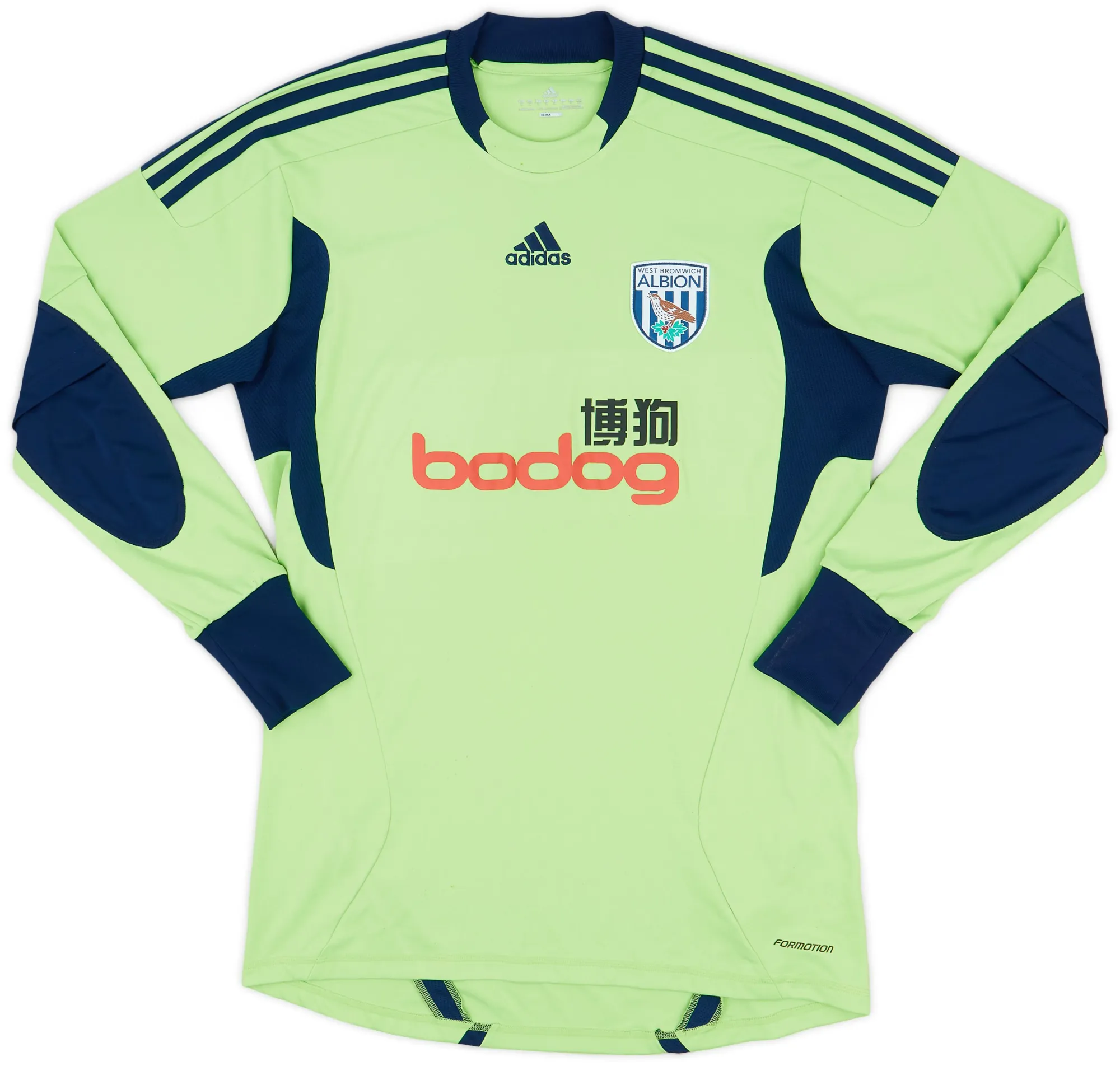 adidas West Bromwich Albion Mens LS Goalkeeper Home Shirt 2011/12