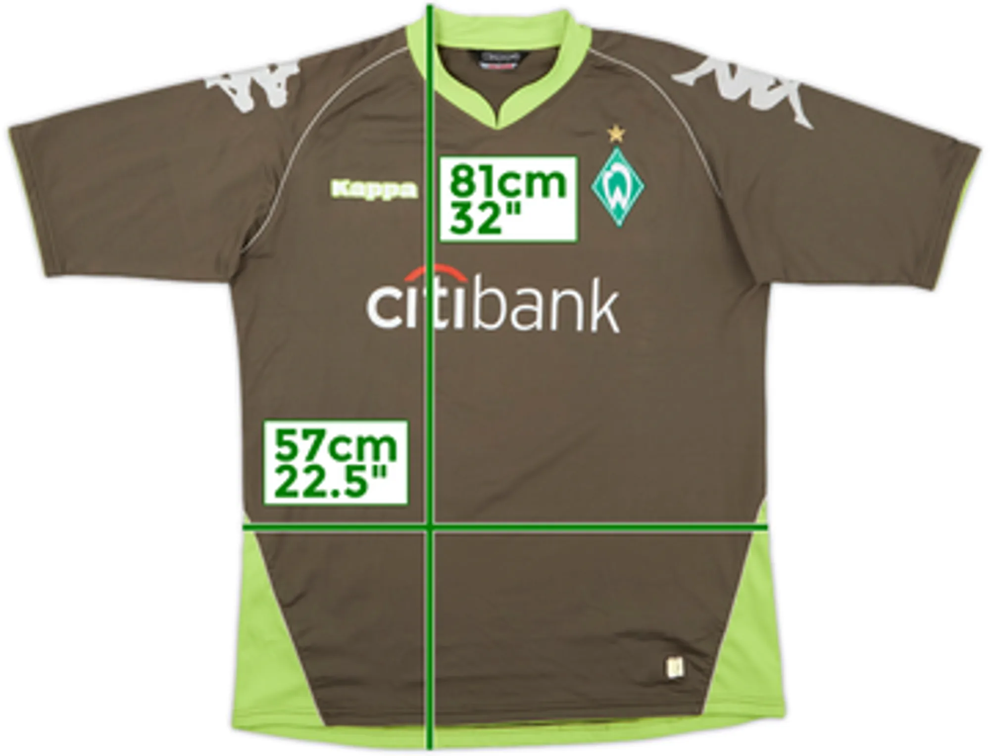 Kappa Werder Bremen Boys SS Away Shirt 2007/08
