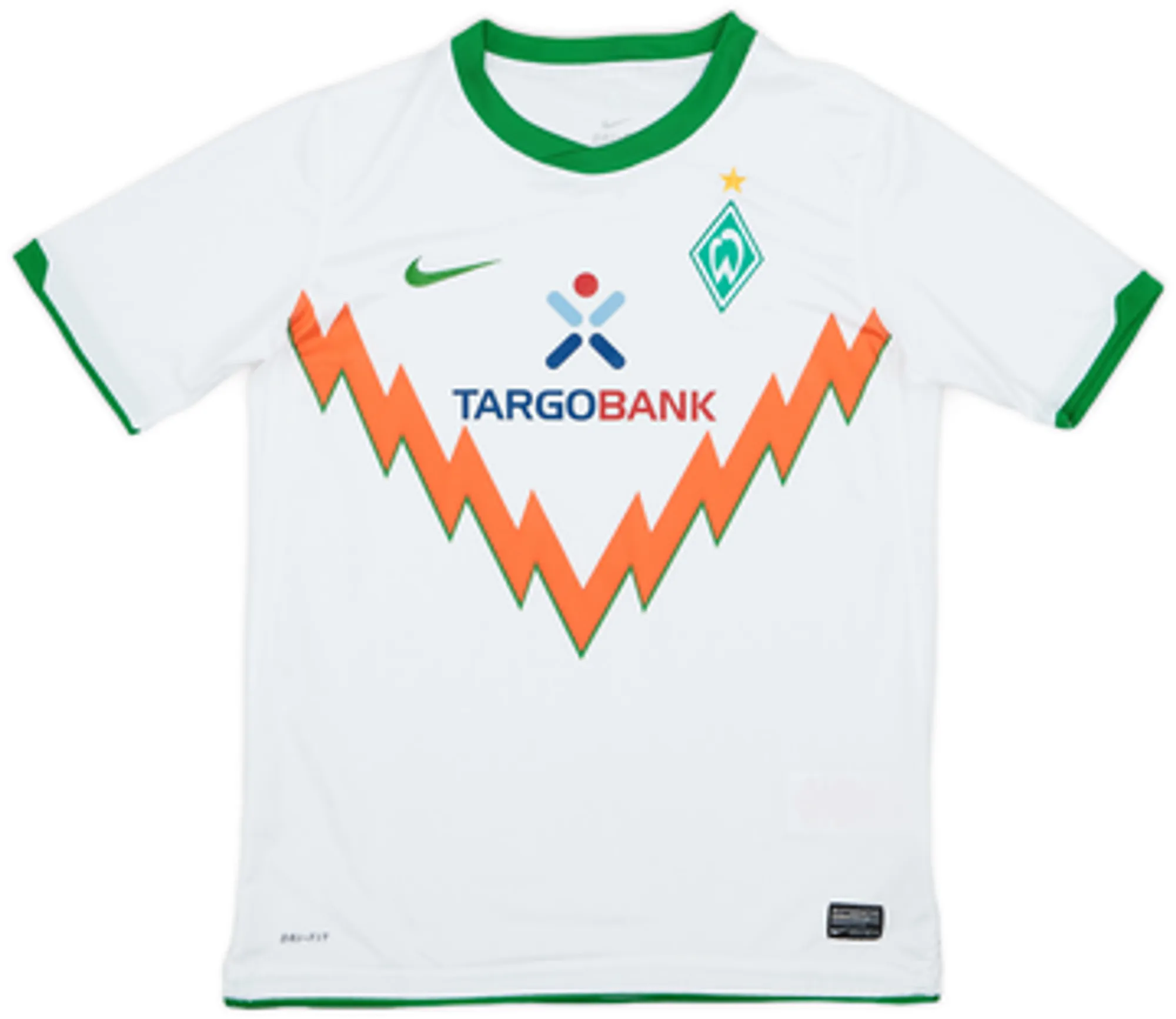 Nike Werder Bremen Mens SS Away Shirt 2010/11