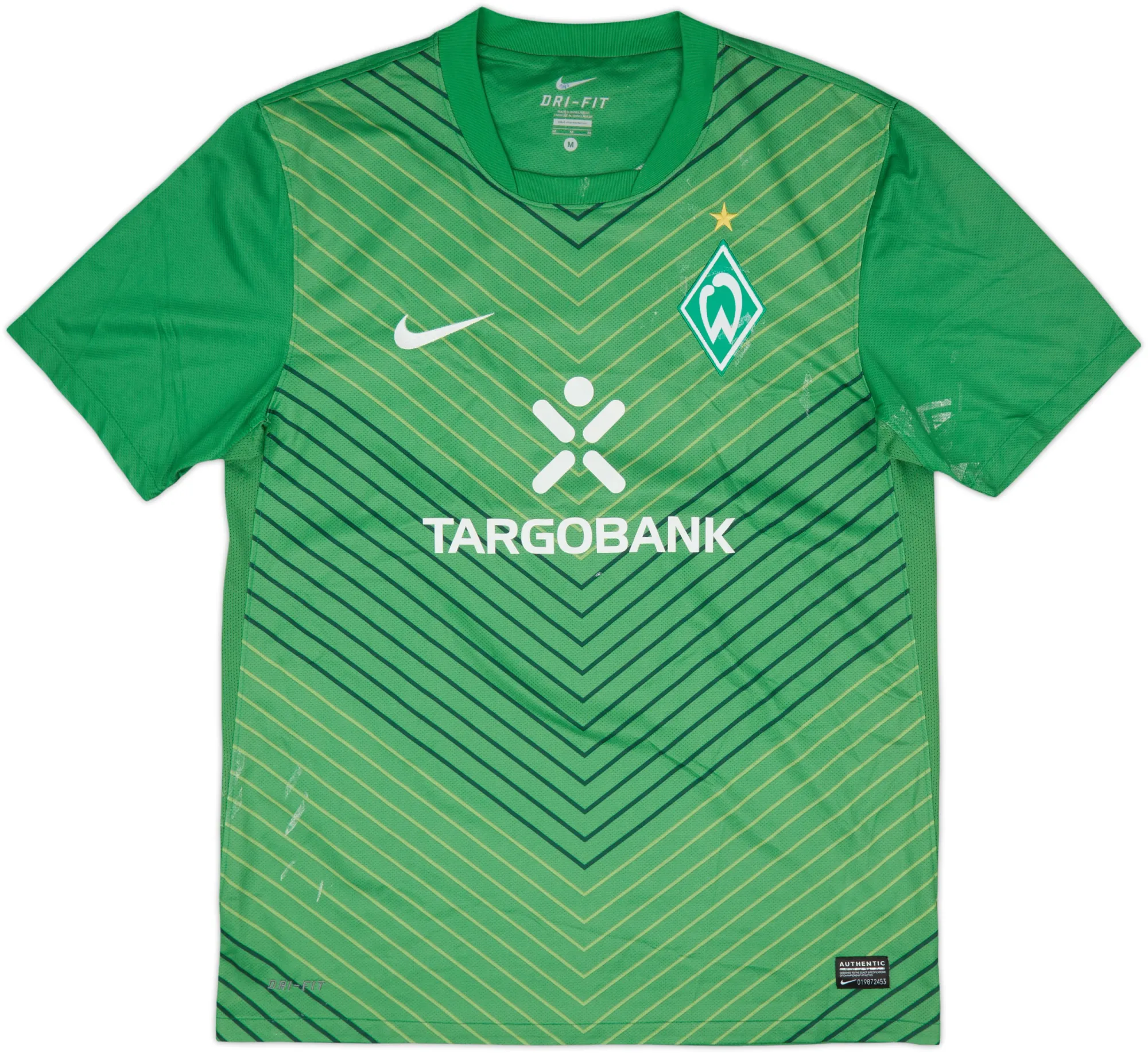 Nike Werder Bremen Mens SS Home Shirt 2011/12