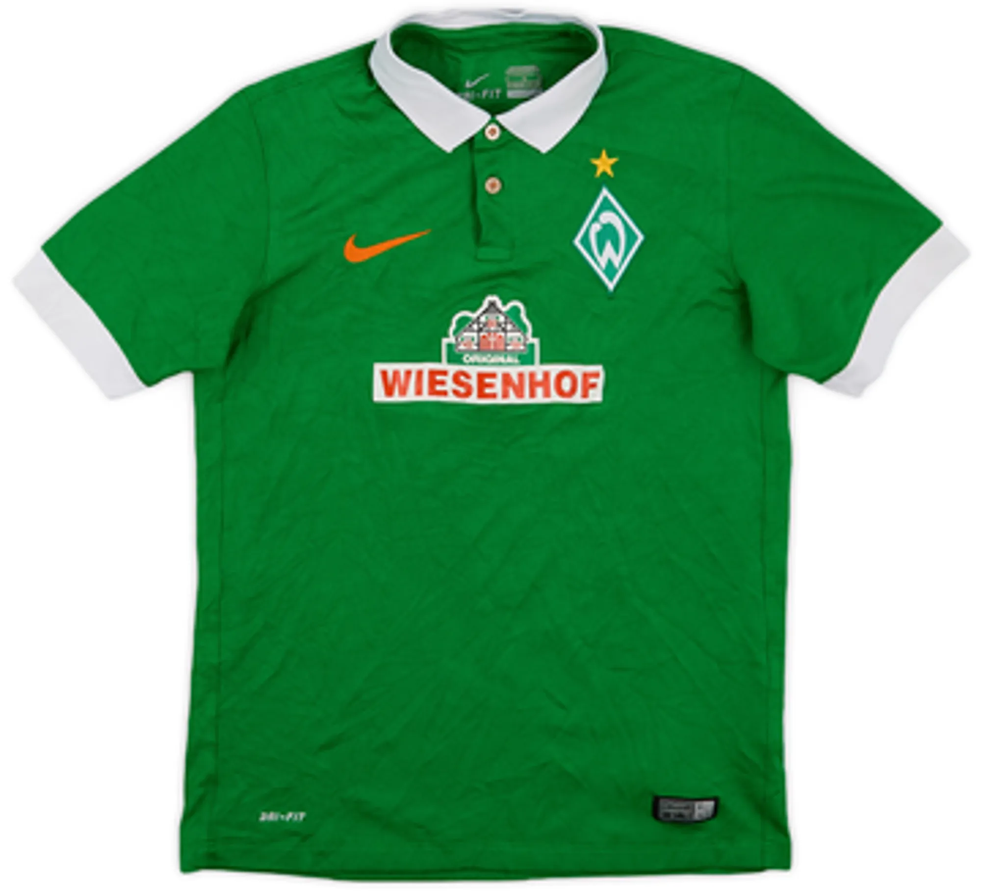 Nike Werder Bremen Boys SS Home Shirt 2014/15