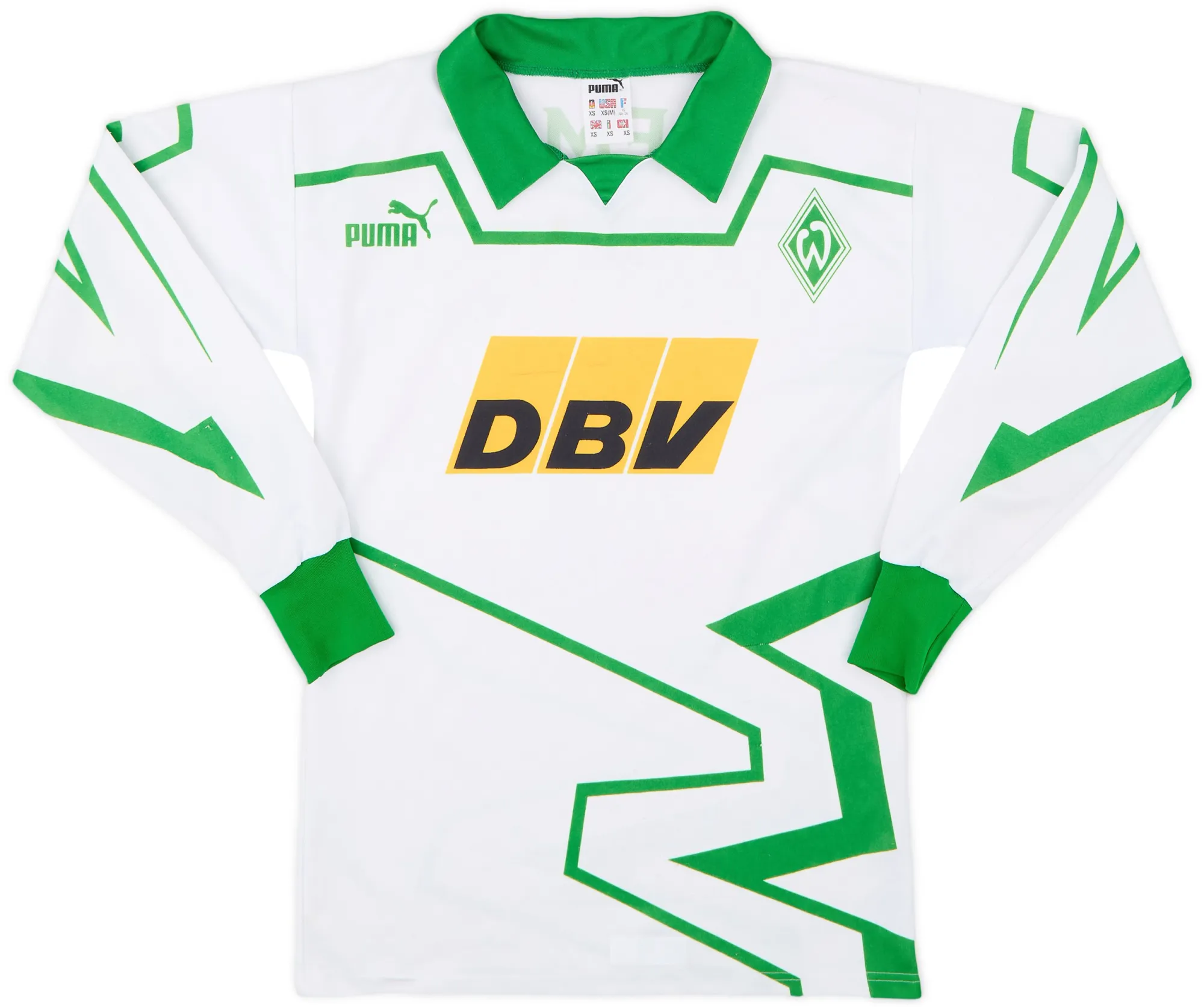 Puma Werder Bremen Mens LS Home Shirt 1993/94
