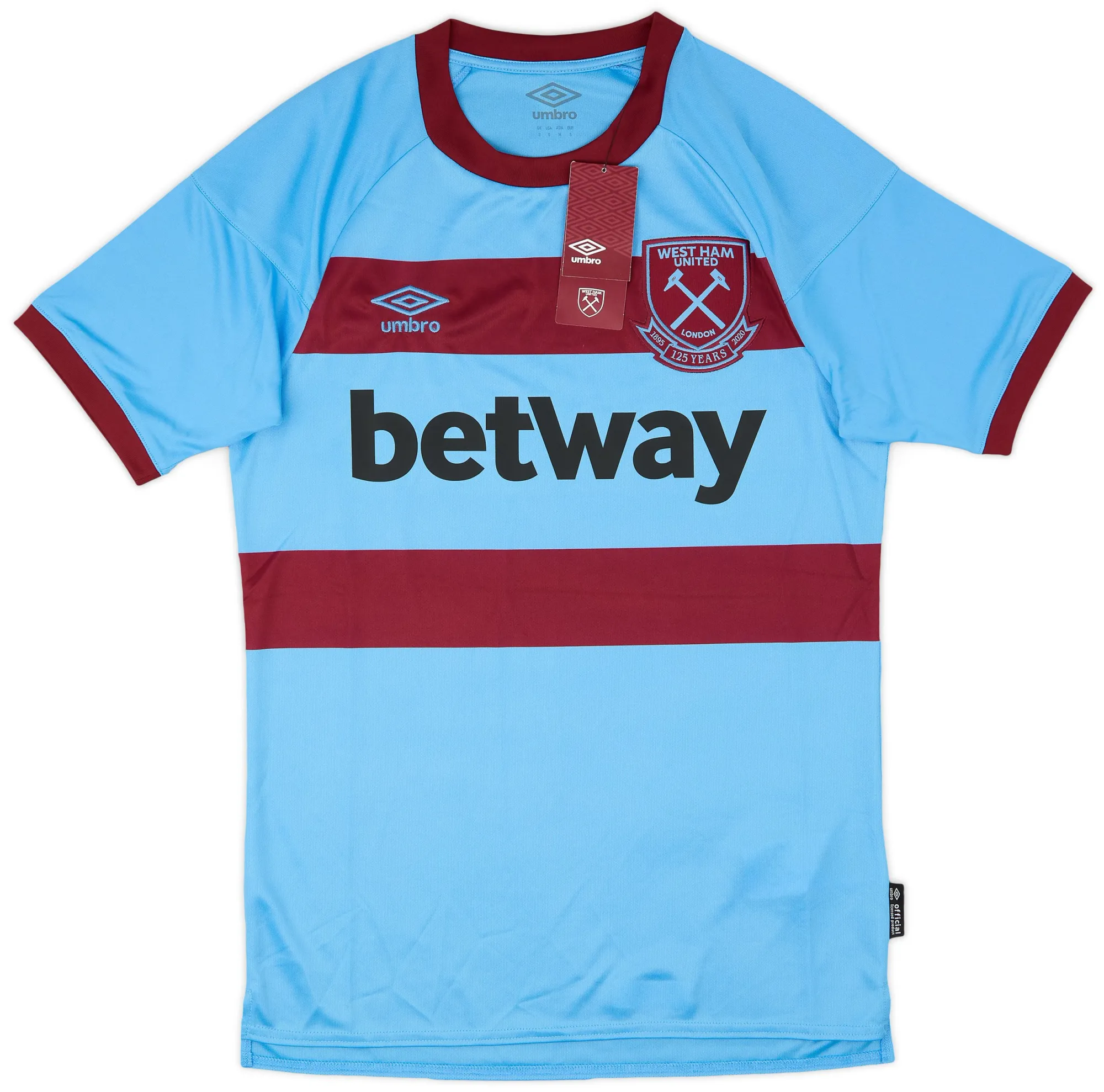 Umbro West Ham United Mens SS Away Shirt 2020/21