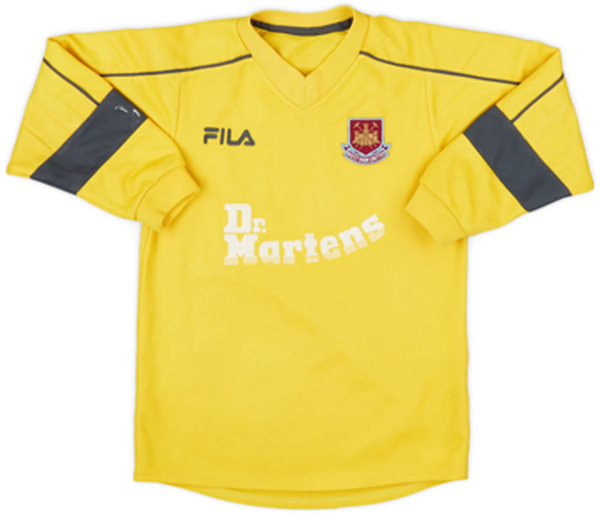 Fila West Ham United Boys LS Goalkeeper Home Shirt 2001/03