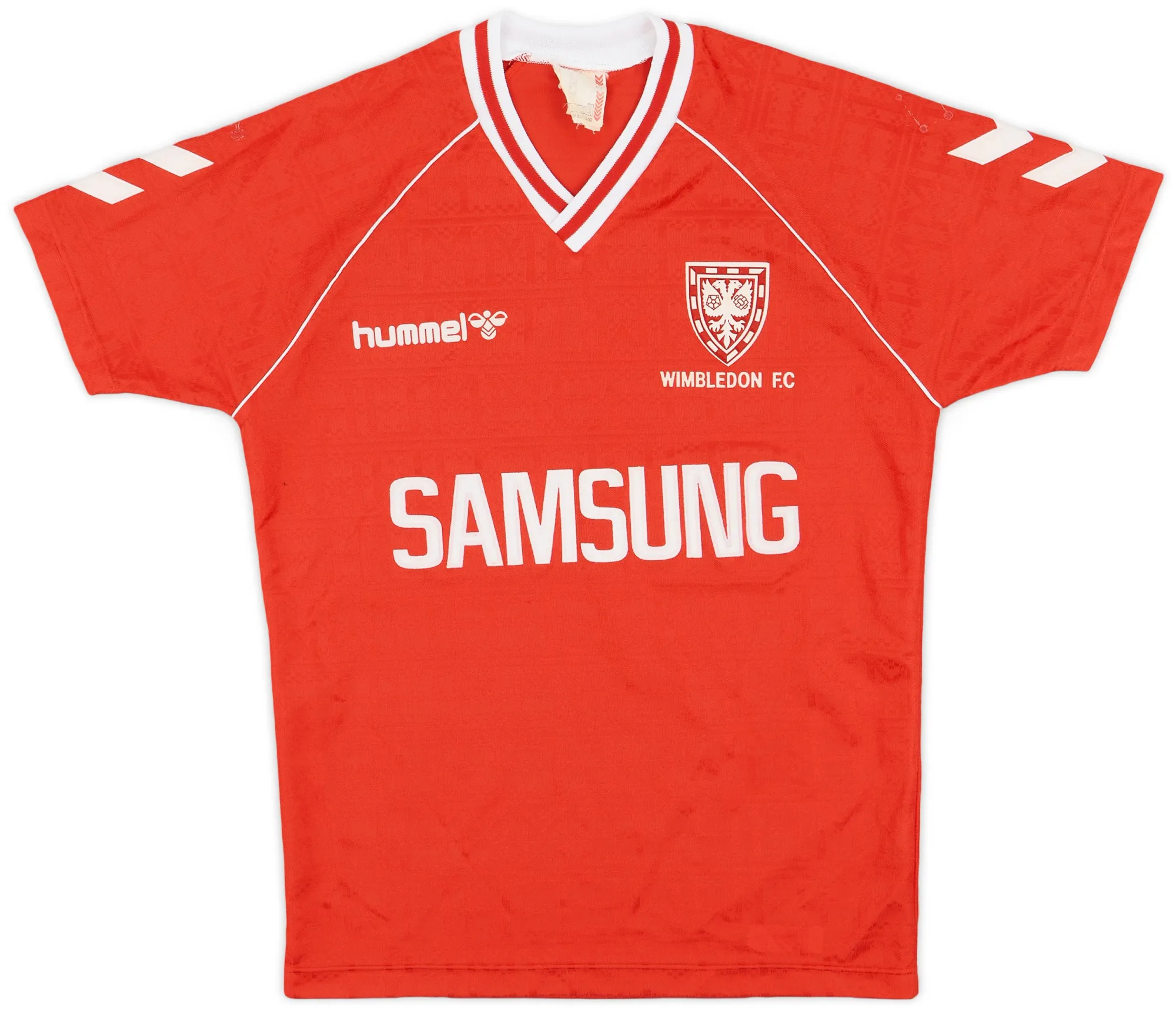 Hummel AFC Wimbledon Mens SS Away Shirt 1990/91