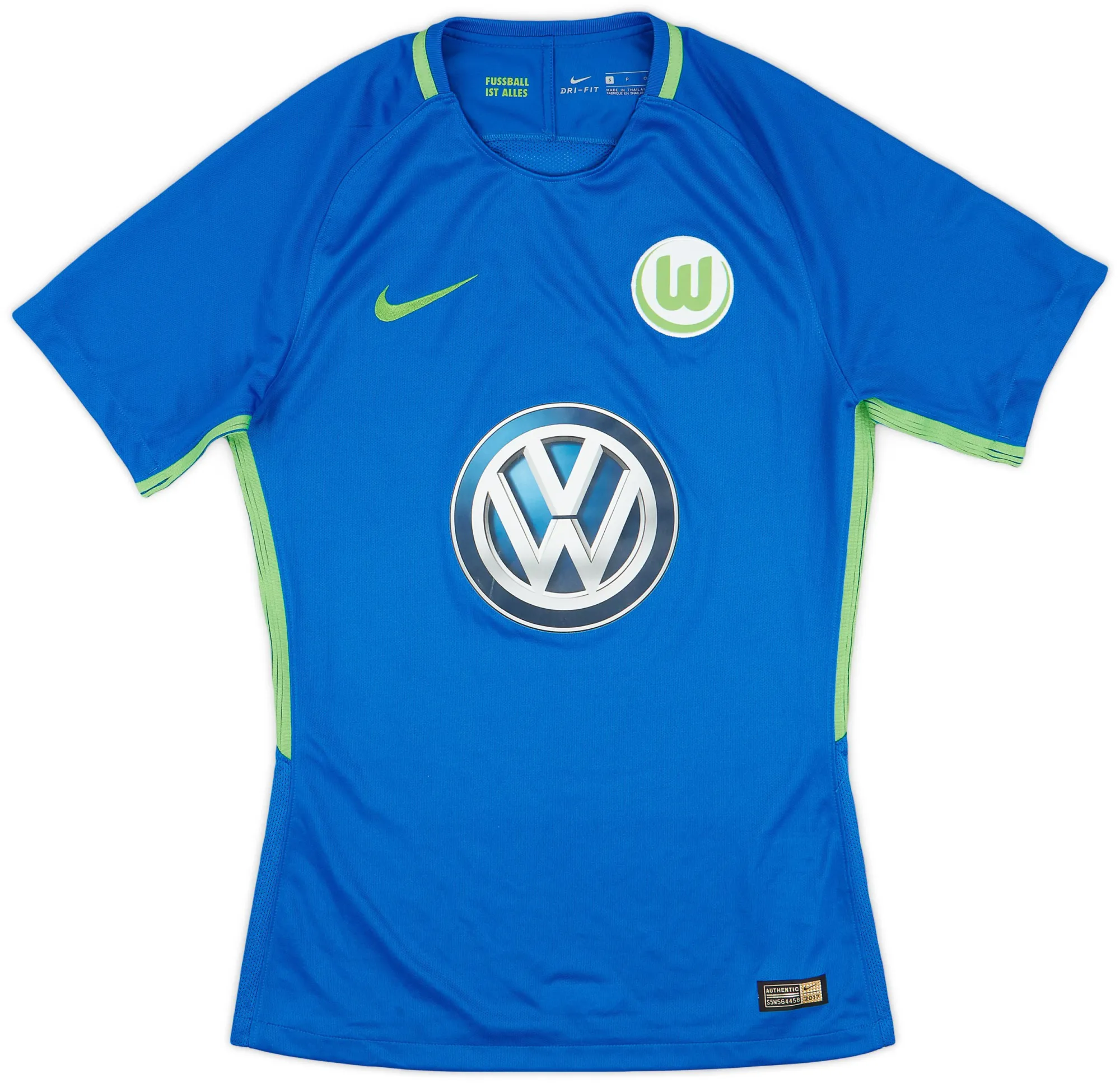 Nike Wolfsburg Mens SS Away Shirt 2017/18