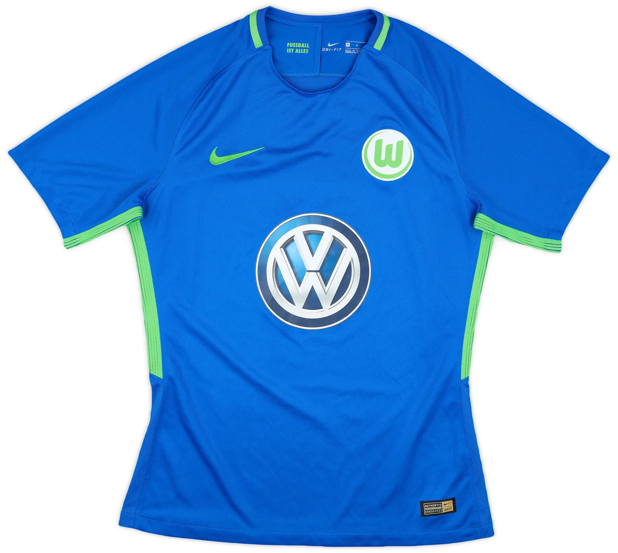 Nike Wolfsburg Mens SS Player Issue Away Shirt 2017/18