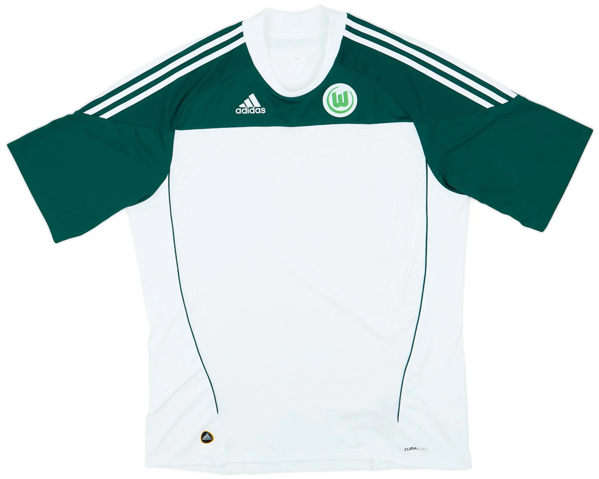 adidas Wolfsburg Mens SS Home Shirt 2010/11