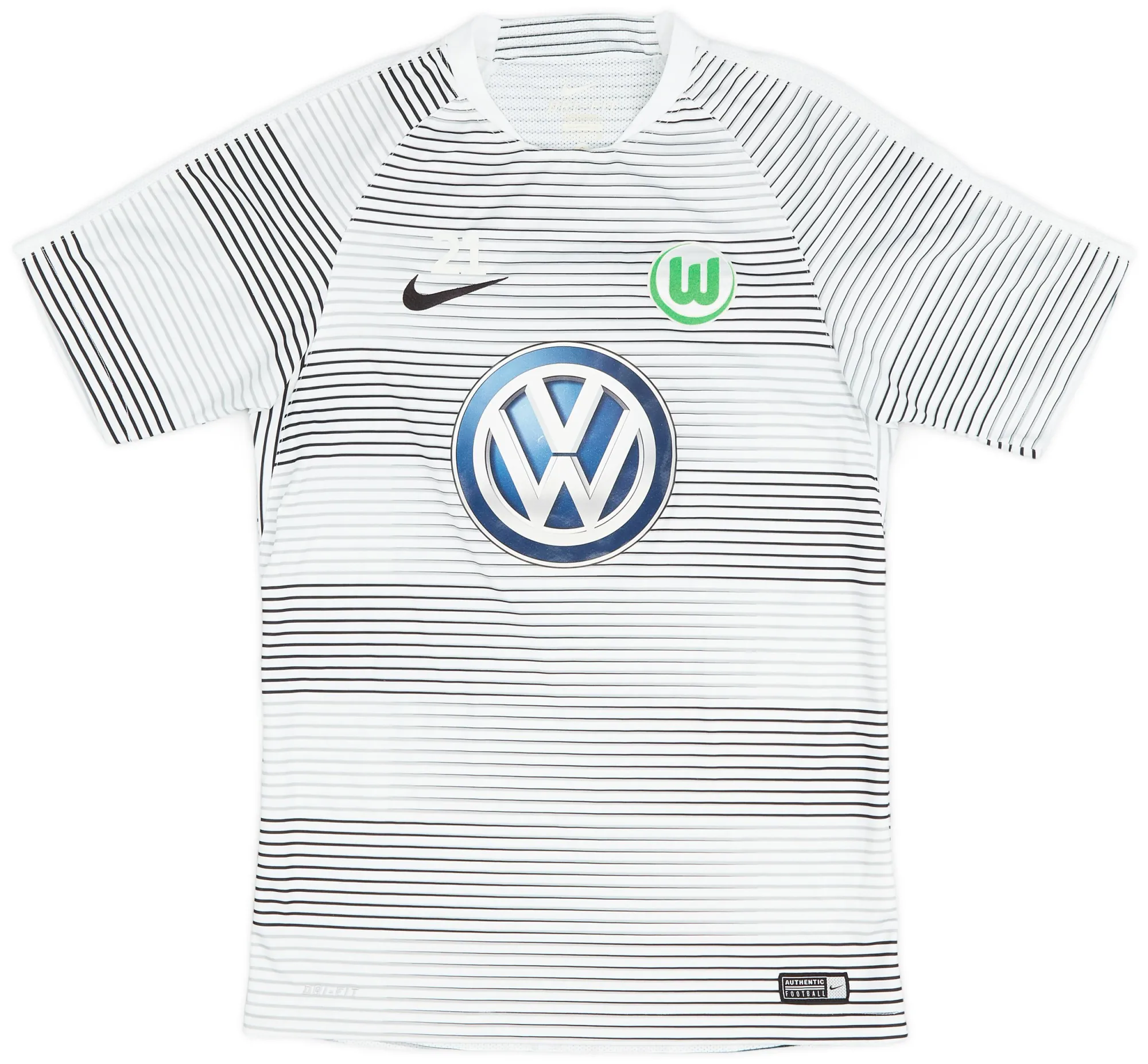 Nike Wolfsburg Mens SS Player Issue Home Shirt 2016/17