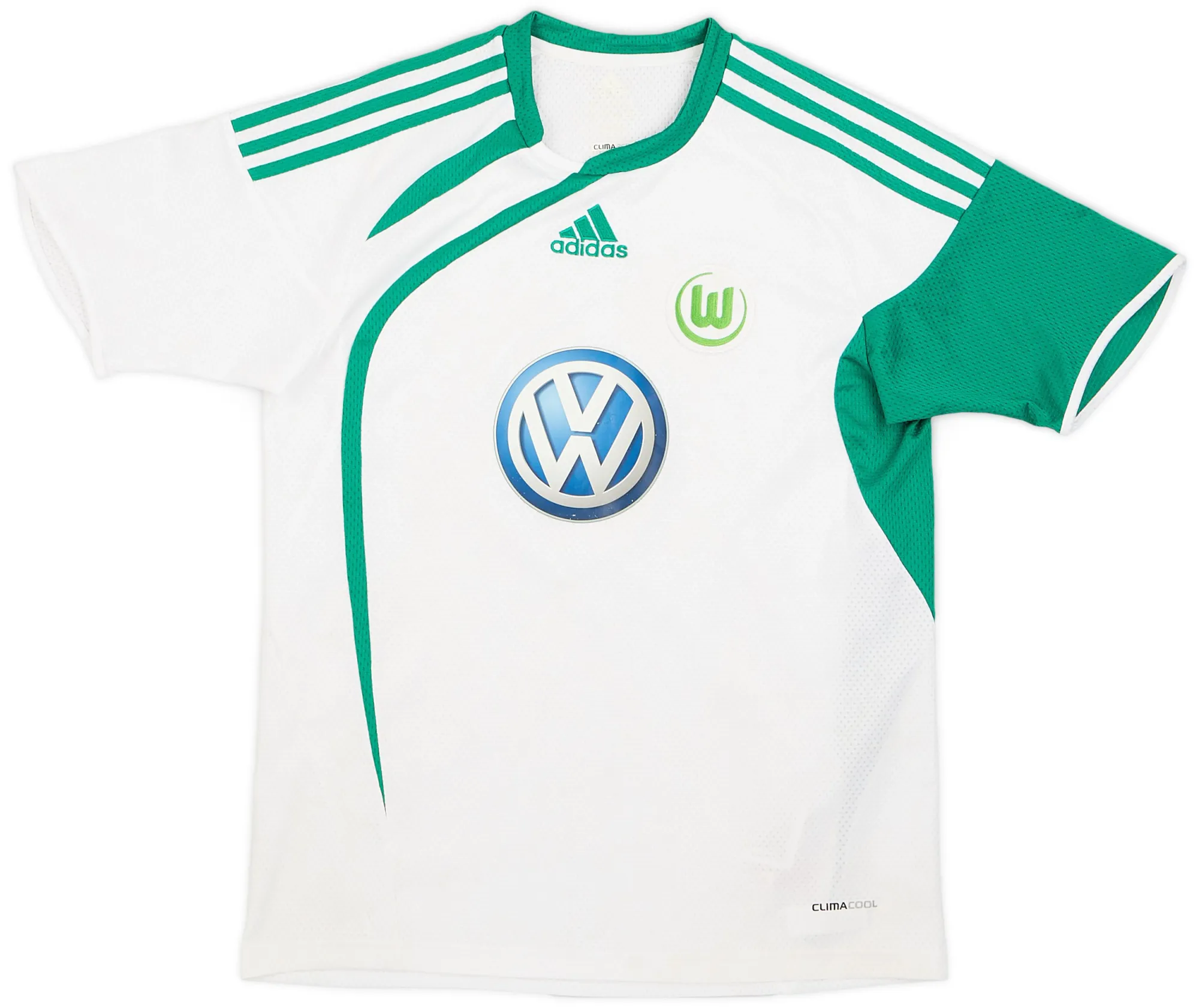 adidas Wolfsburg Mens SS Home Shirt 2009/10