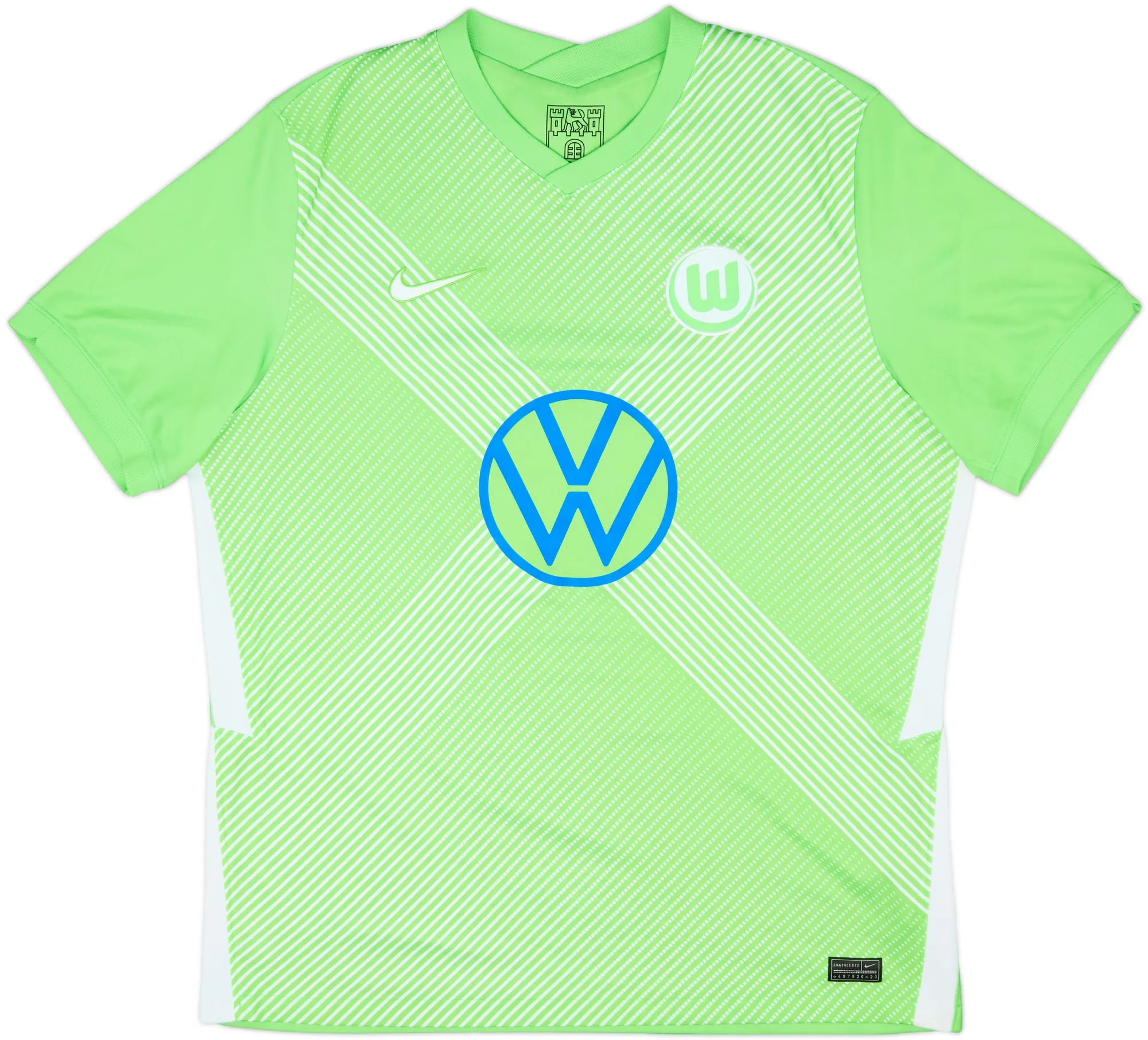 Nike Wolfsburg Mens SS Home Shirt 2020/21