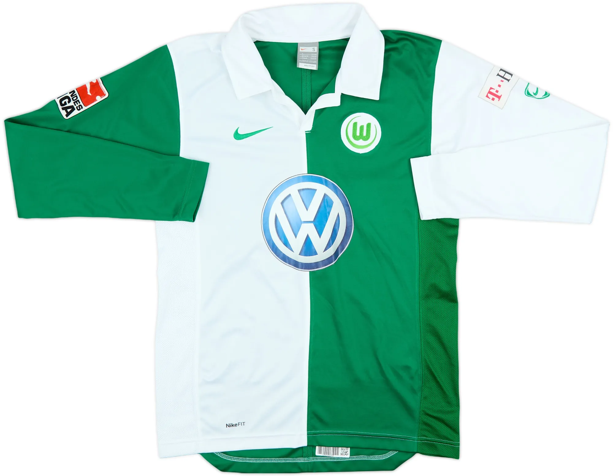 Nike Wolfsburg Mens LS Home Shirt 2007/08