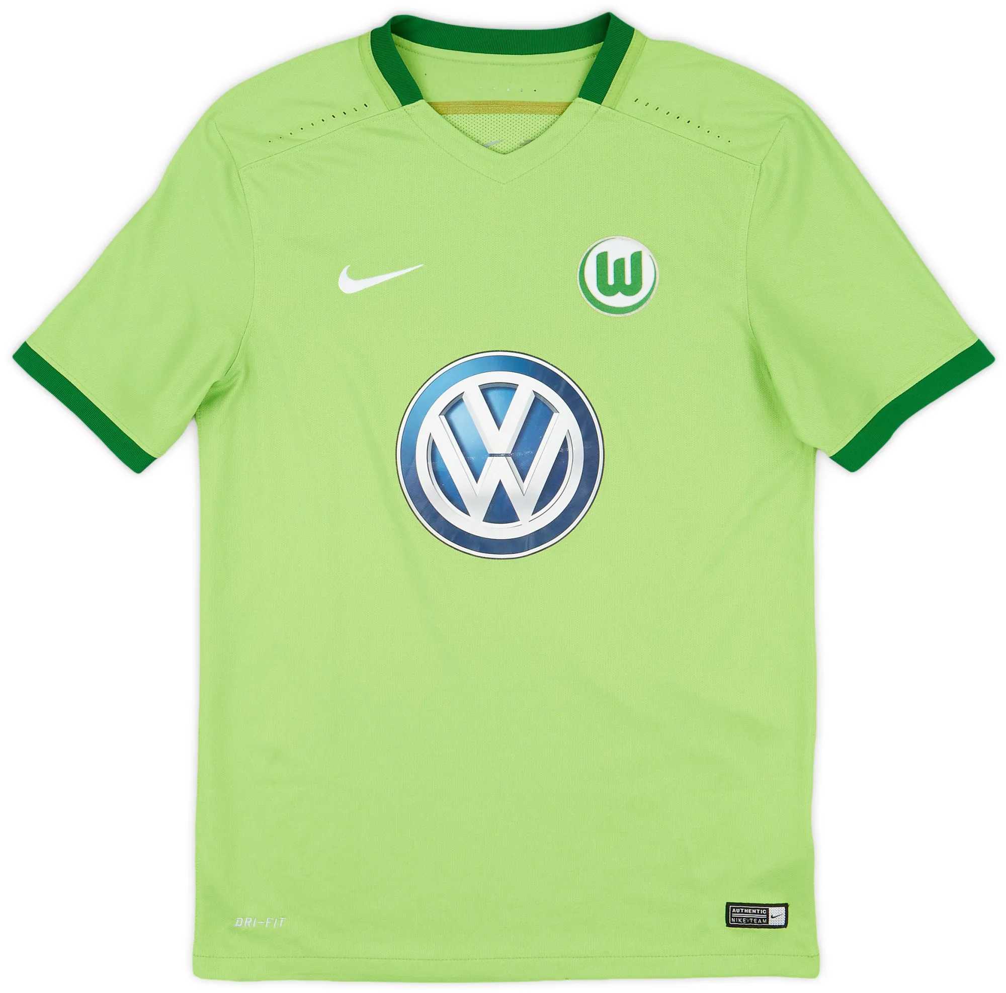 Nike Wolfsburg Mens SS Home Shirt 2016/17