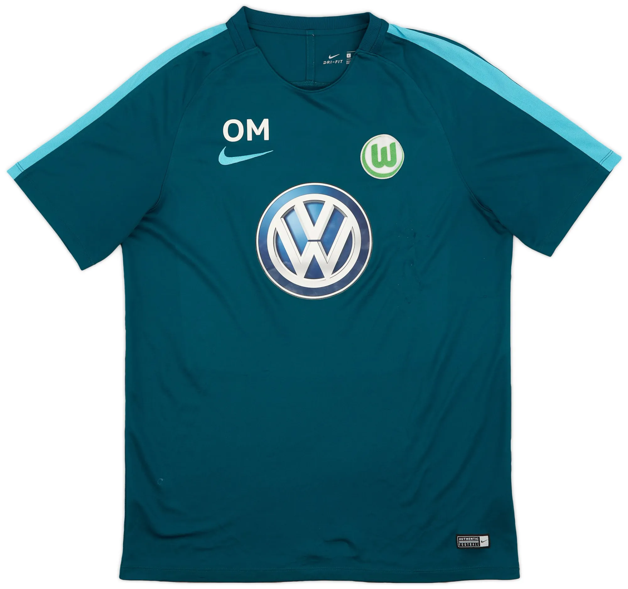 Nike Wolfsburg Mens SS Home Shirt 2016/17