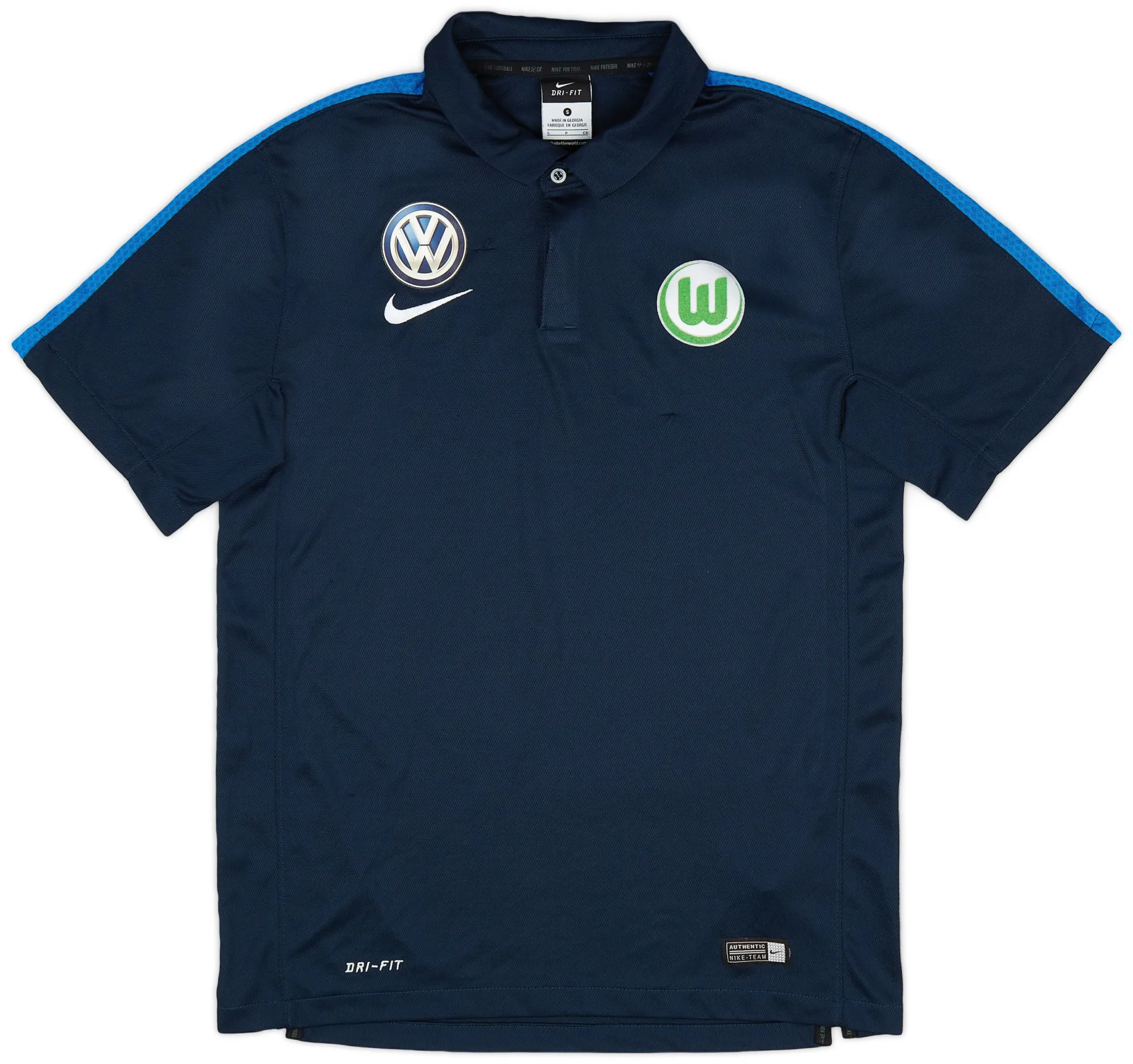 Nike Wolfsburg Mens SS Home Shirt 2016/17