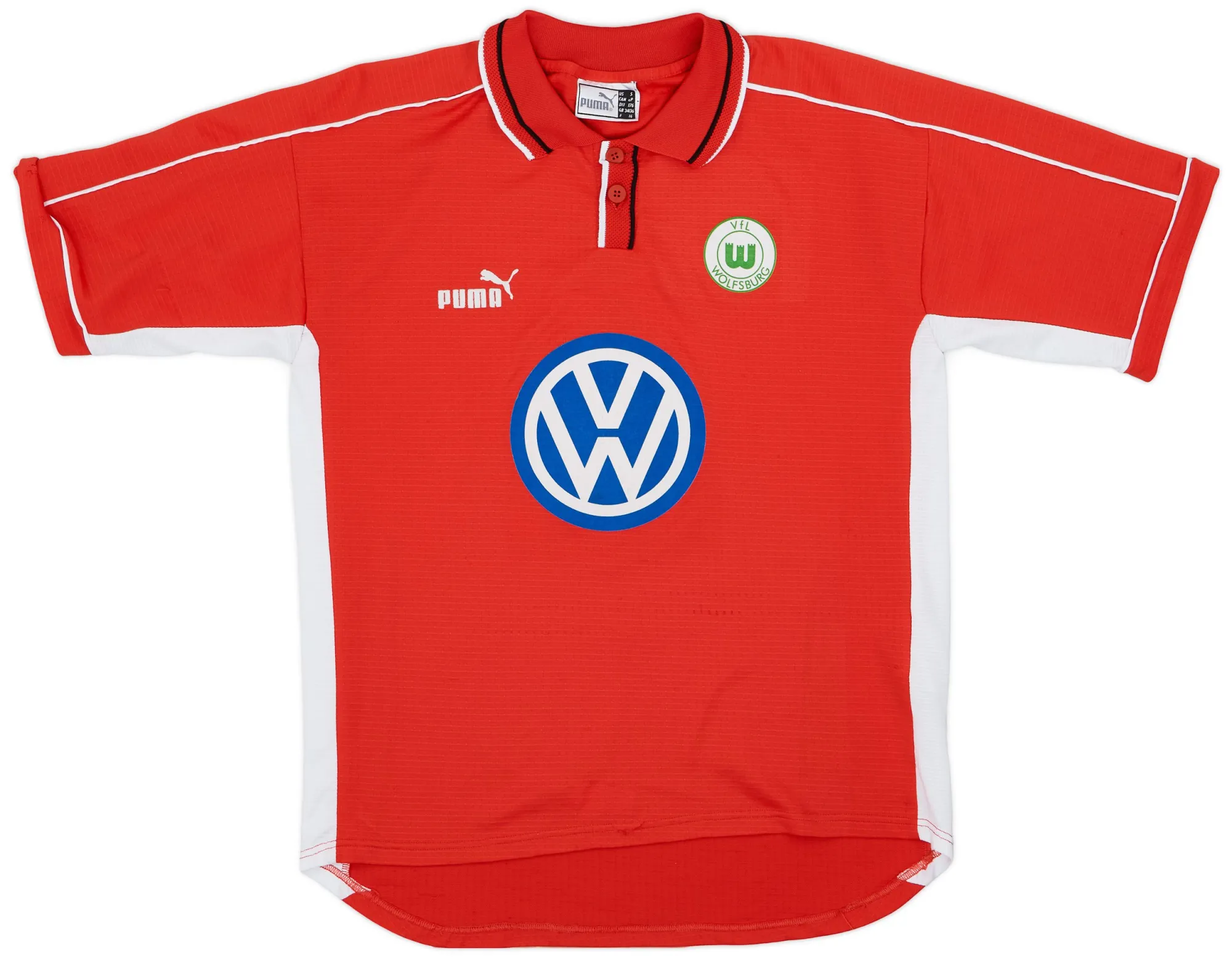 Puma Wolfsburg Mens SS Third Shirt 1999/00