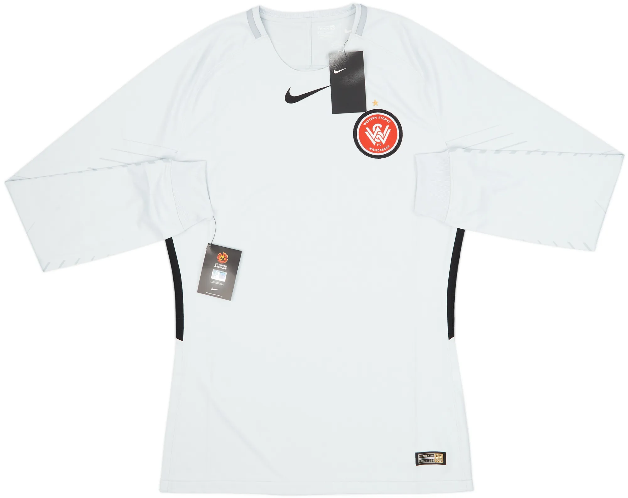 Nike Western Sydney Mens LS Goalkeeper Player Issue Home Shirt 2017/18