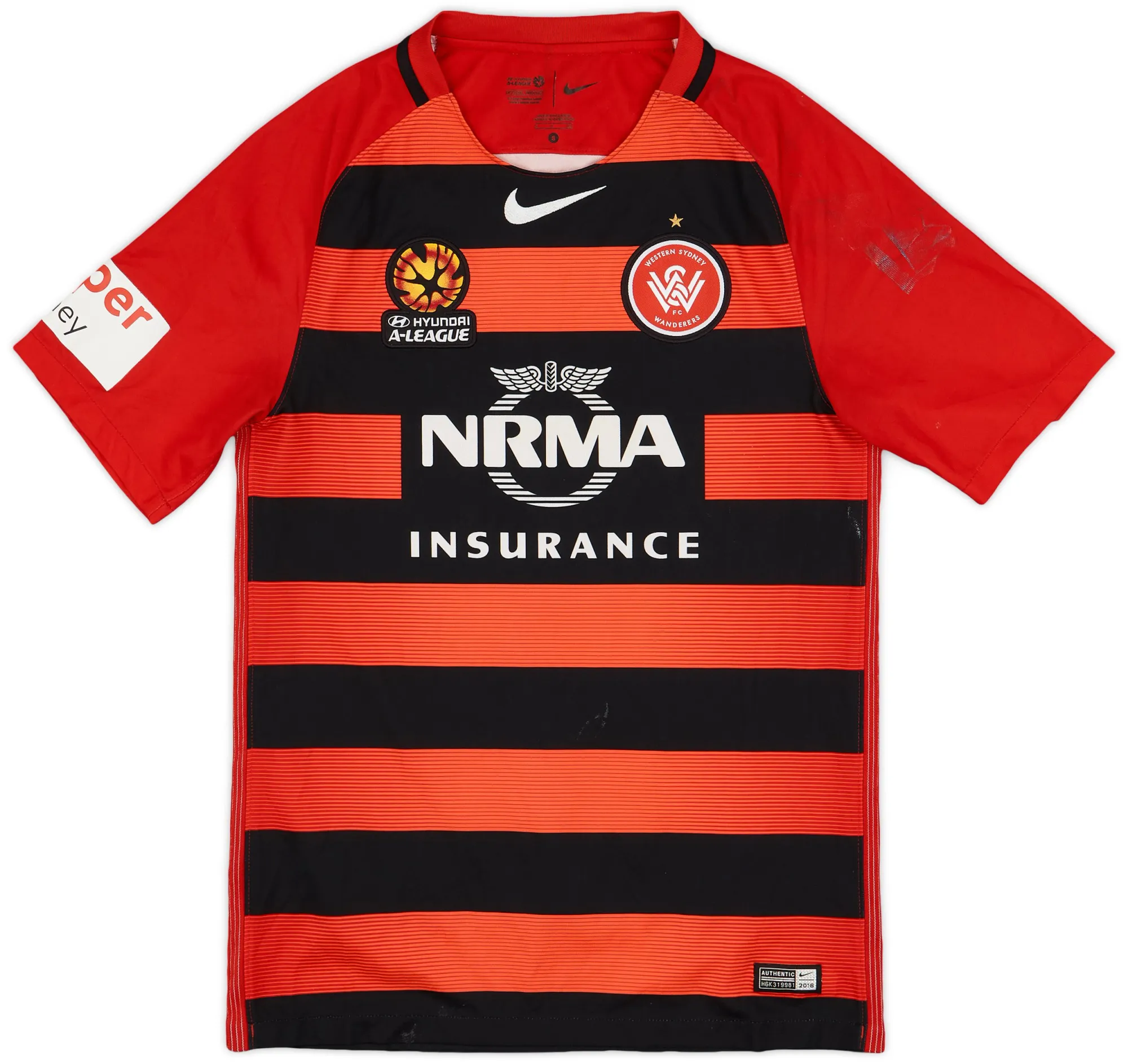 Nike Western Sydney Mens SS Home Shirt 2016/17